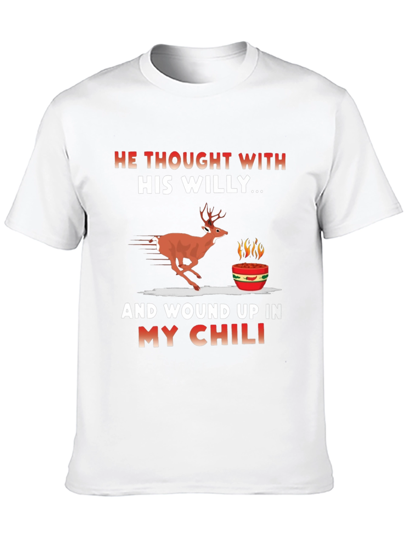 Humorous Deer Chili T-Shirt