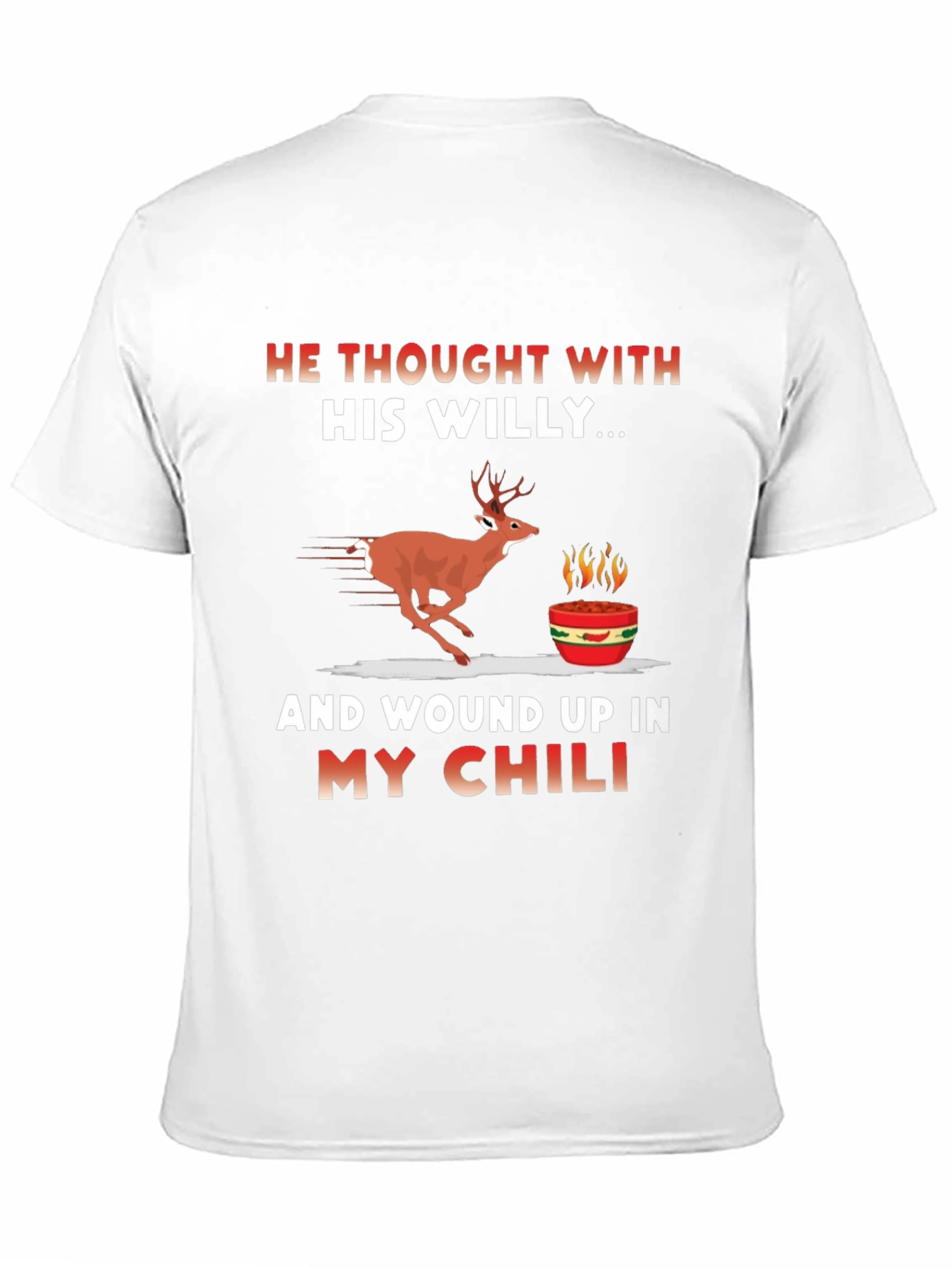 Humorous Deer Chili T-Shirt