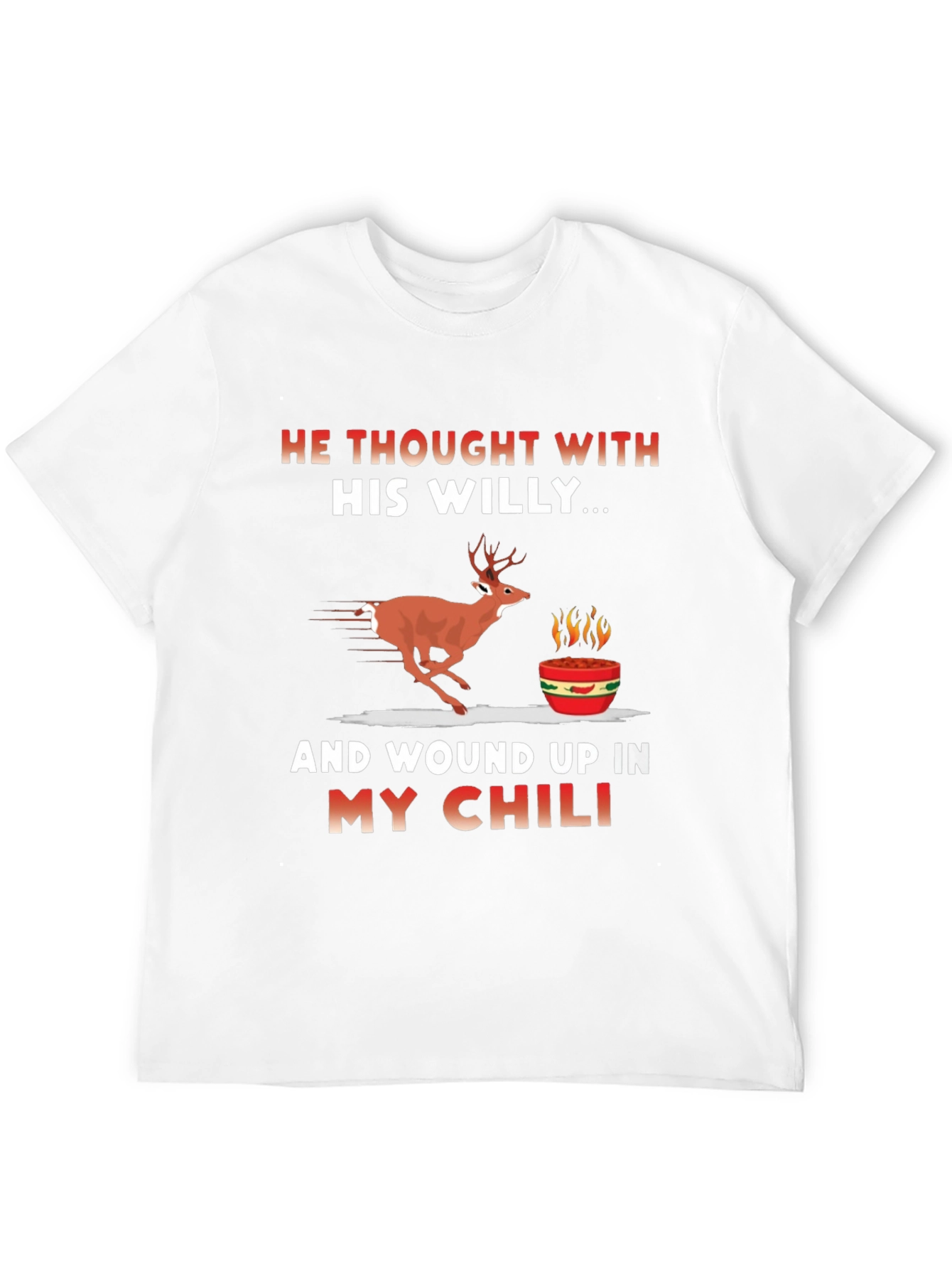 Humorous Deer Chili T-Shirt