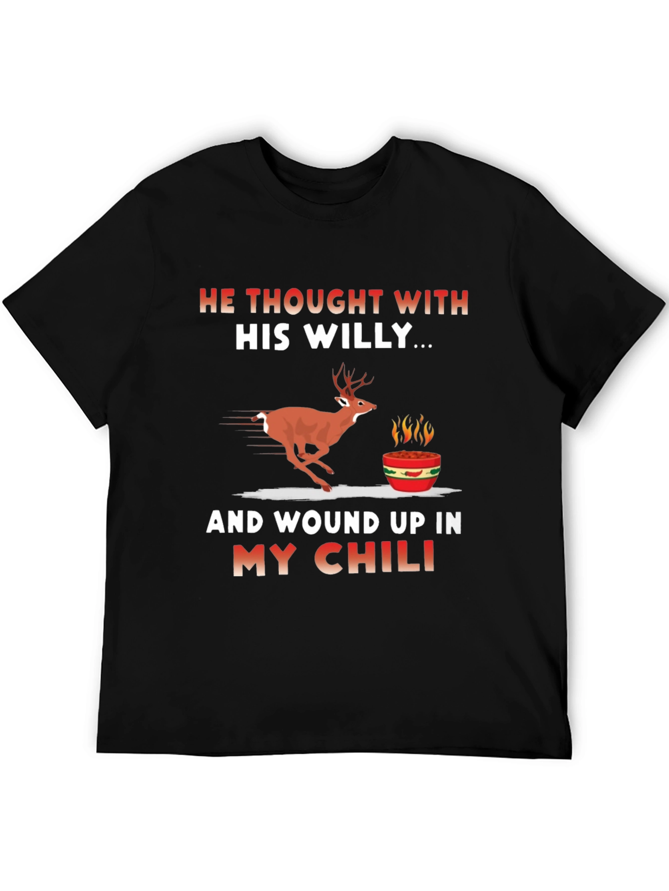 Humorous Deer Chili T-Shirt