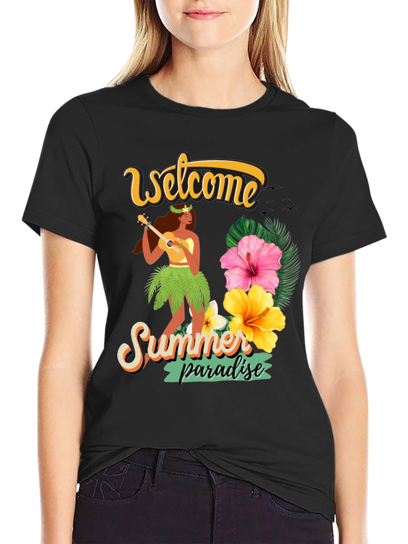 Welcome Summer Paradise Graphic Tee