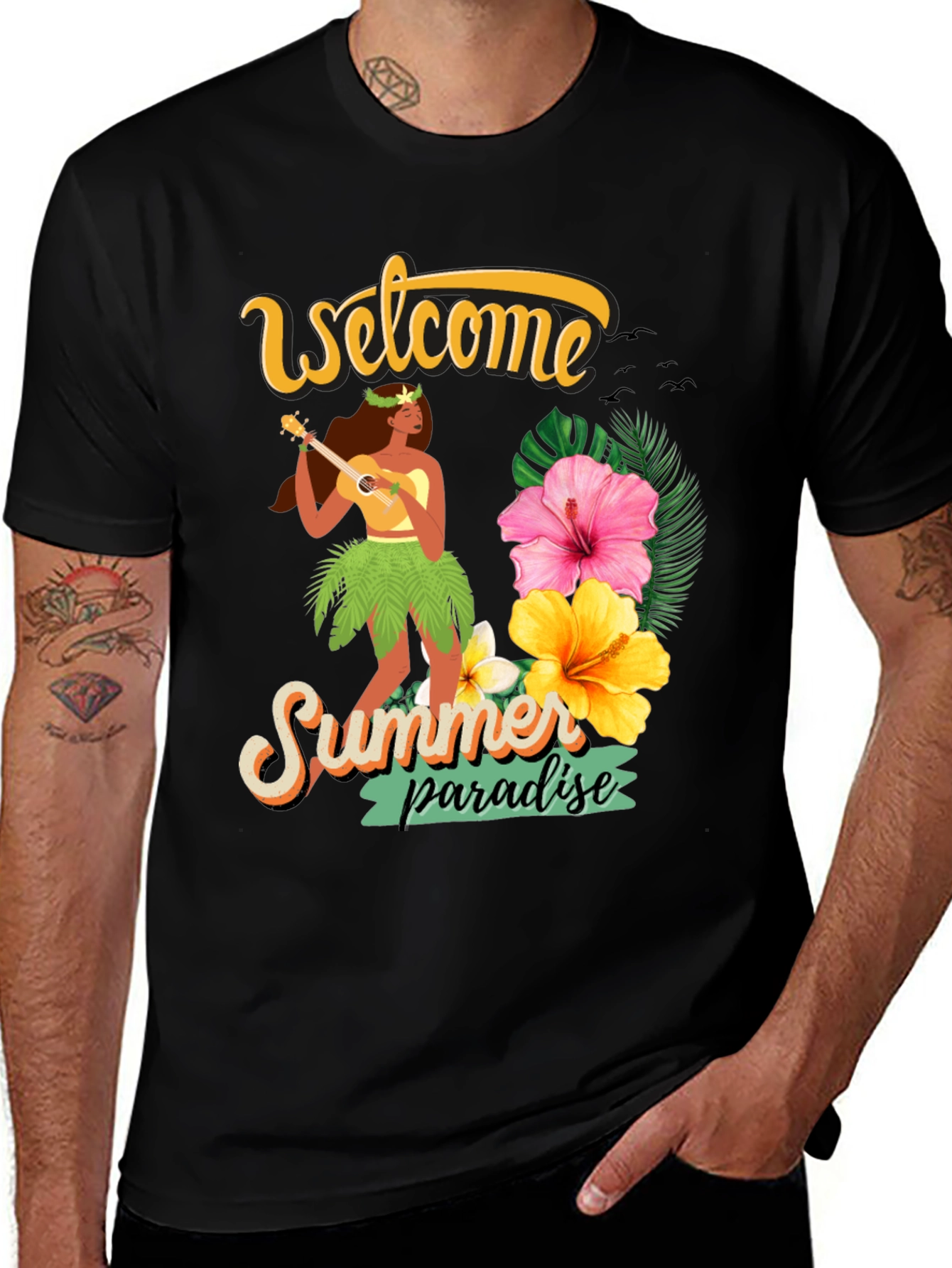 Welcome Summer Paradise Graphic Tee