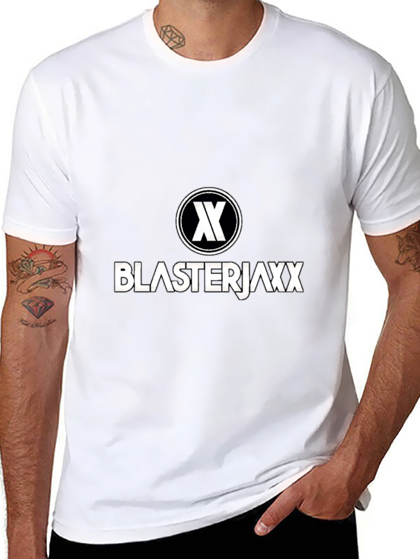Blasterjaxx Graphic Print T-Shirt - Black