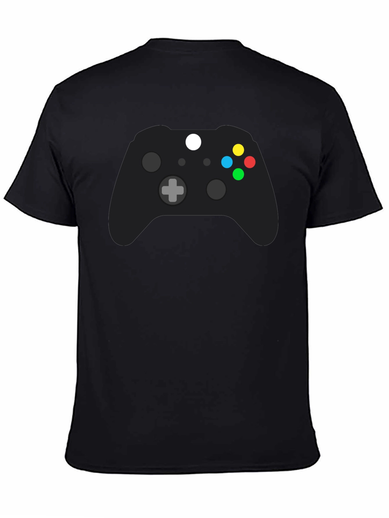 Xbox Controller Graphic Tee - Gamer Style Black T-Shirt