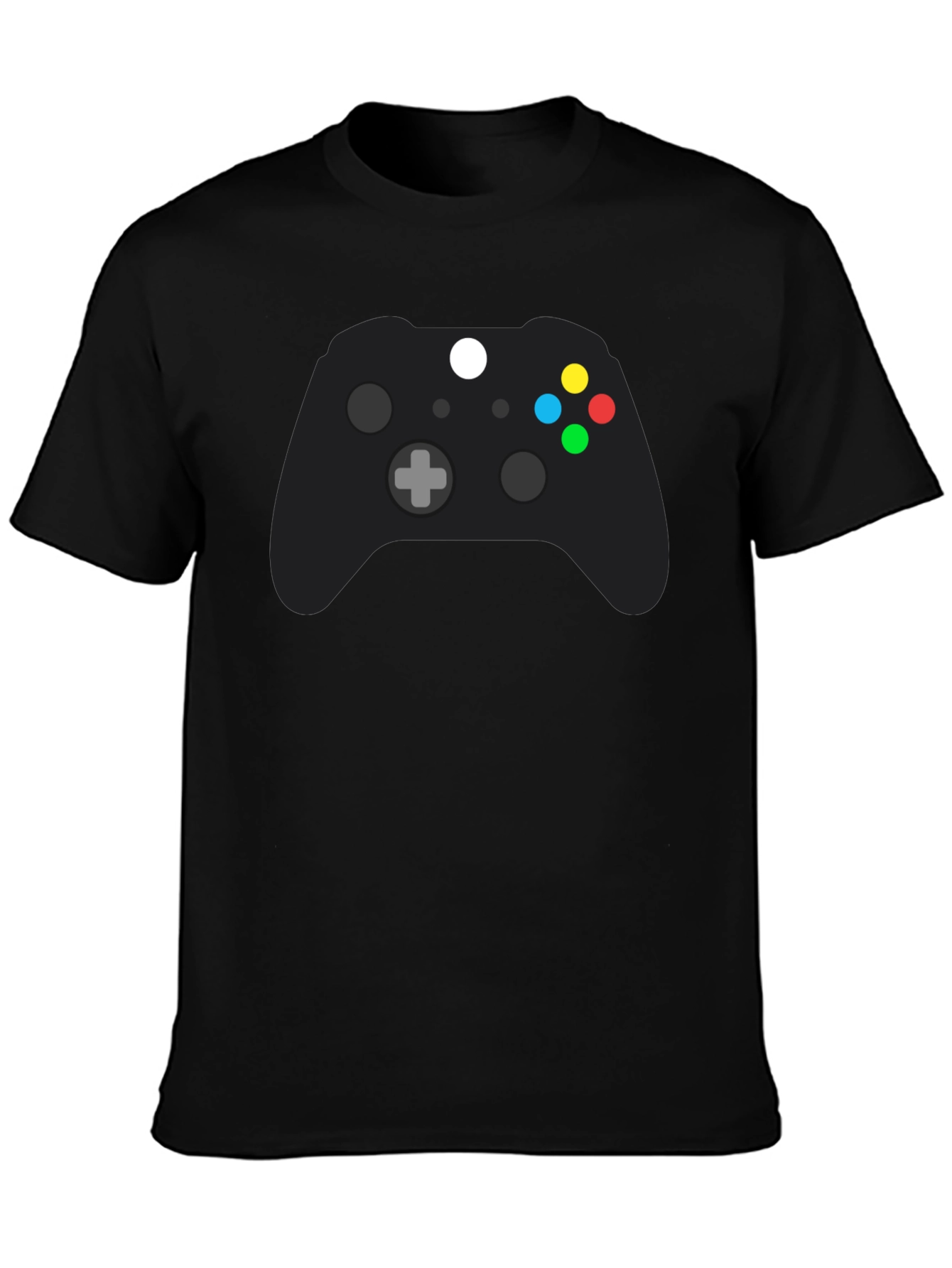 Xbox Controller Graphic Tee - Gamer Style Black T-Shirt
