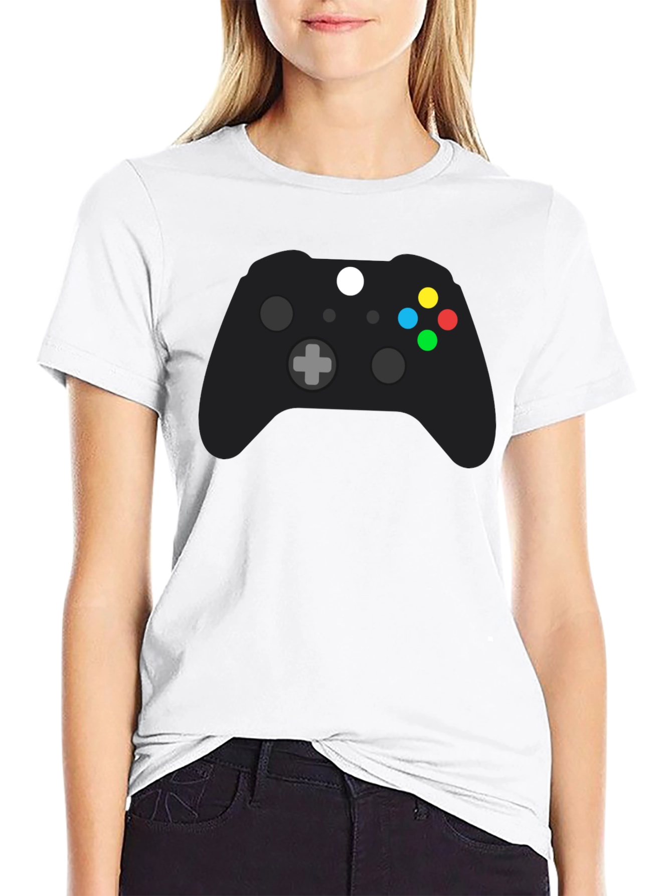 Xbox Controller Graphic Tee - Gamer Style Black T-Shirt