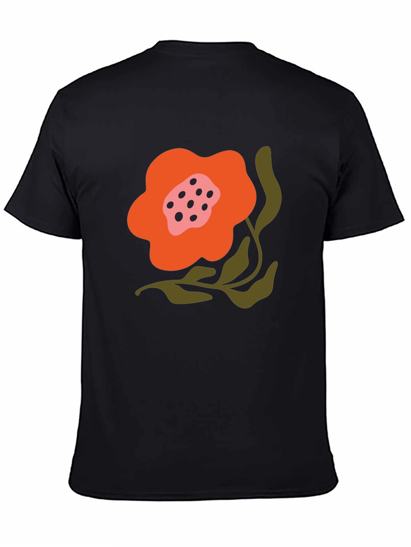 Black Floral Graphic Tee