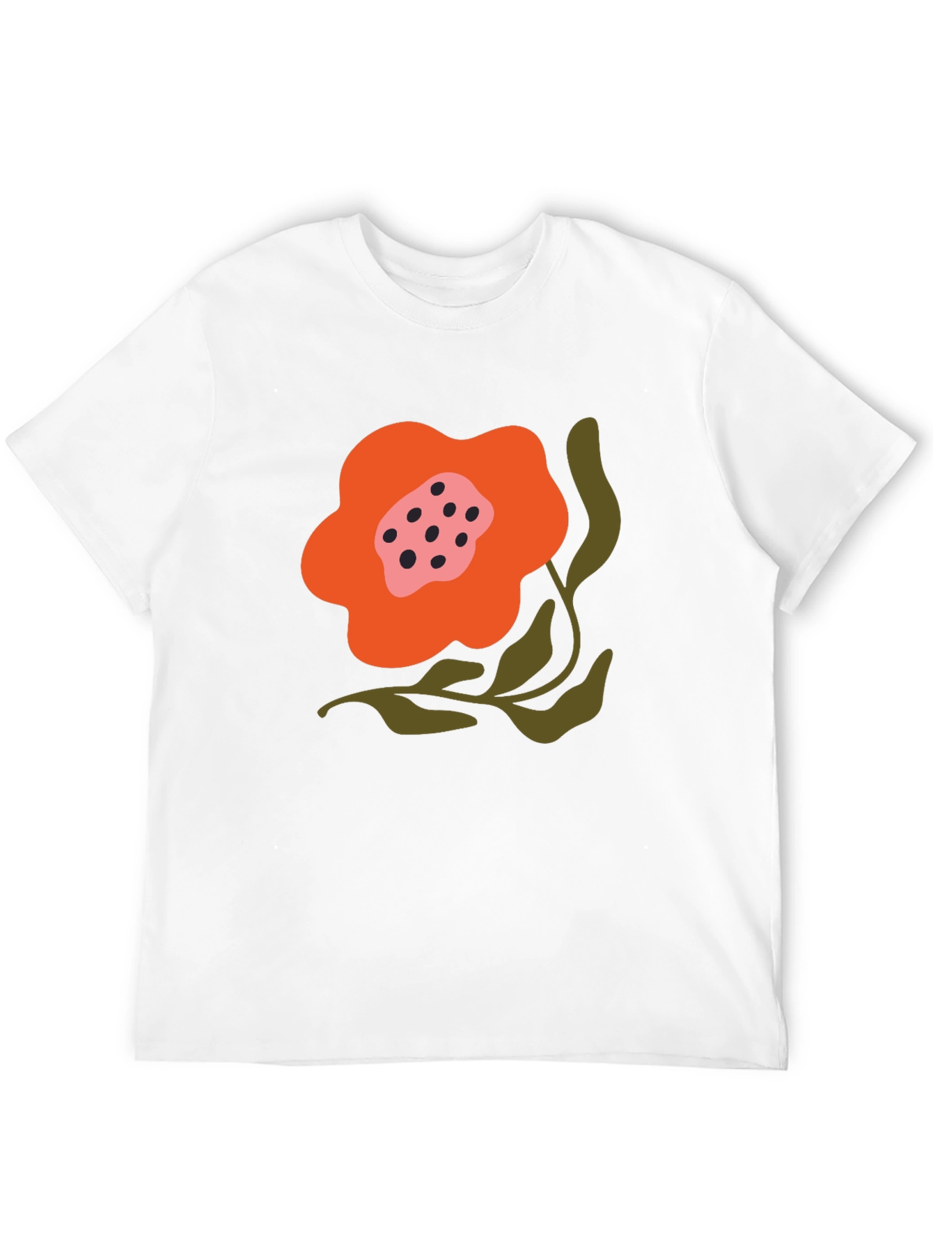Black Floral Graphic Tee