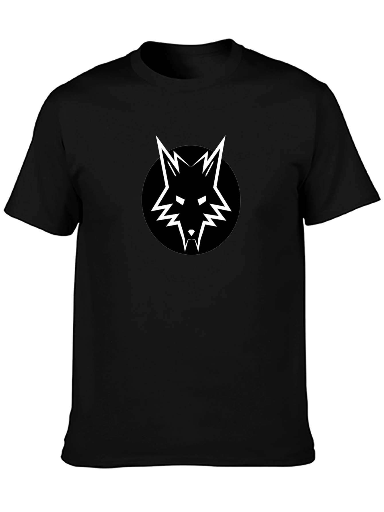 Black Wolf Logo Graphic Tee