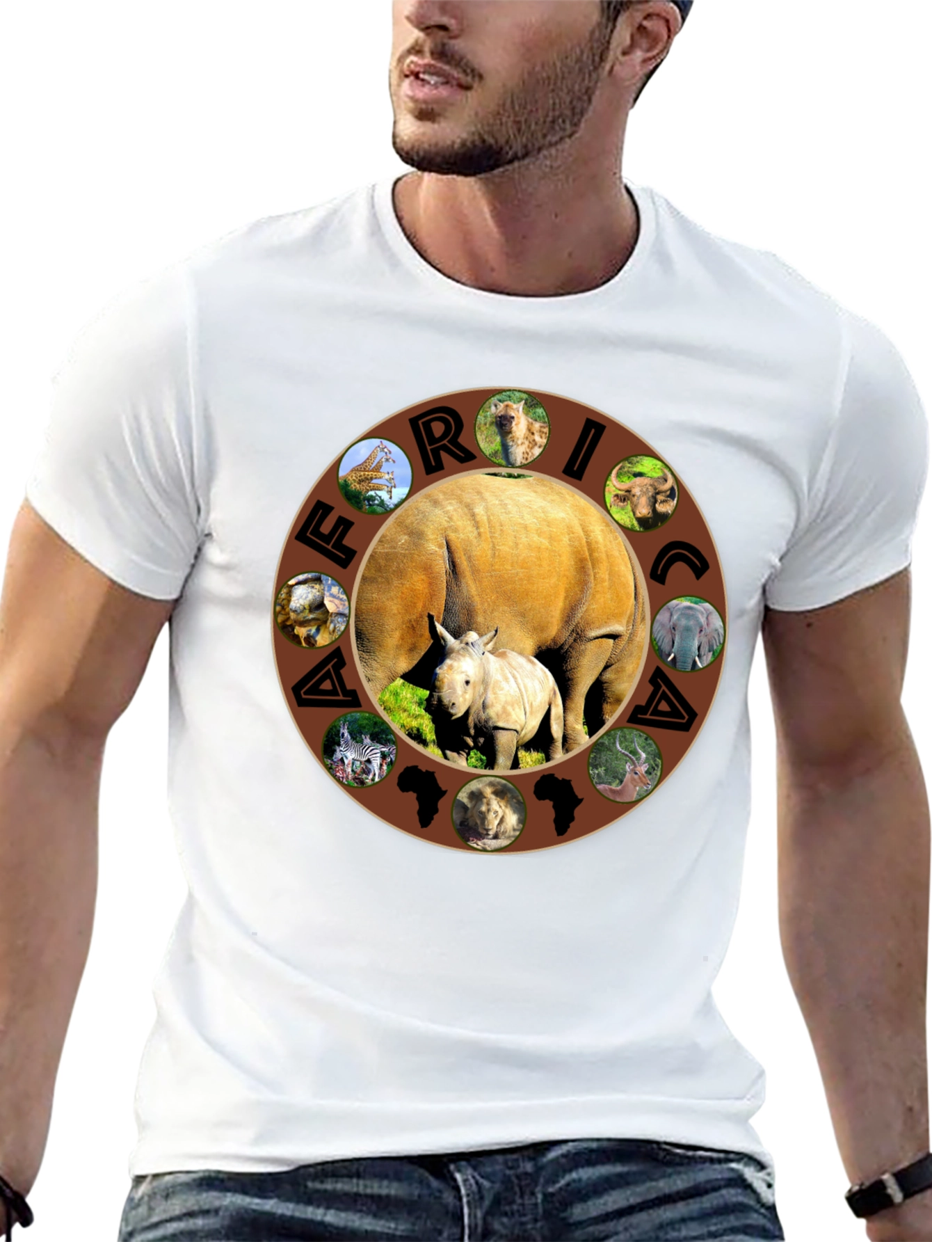 Africa Animals Graphic T-Shirt