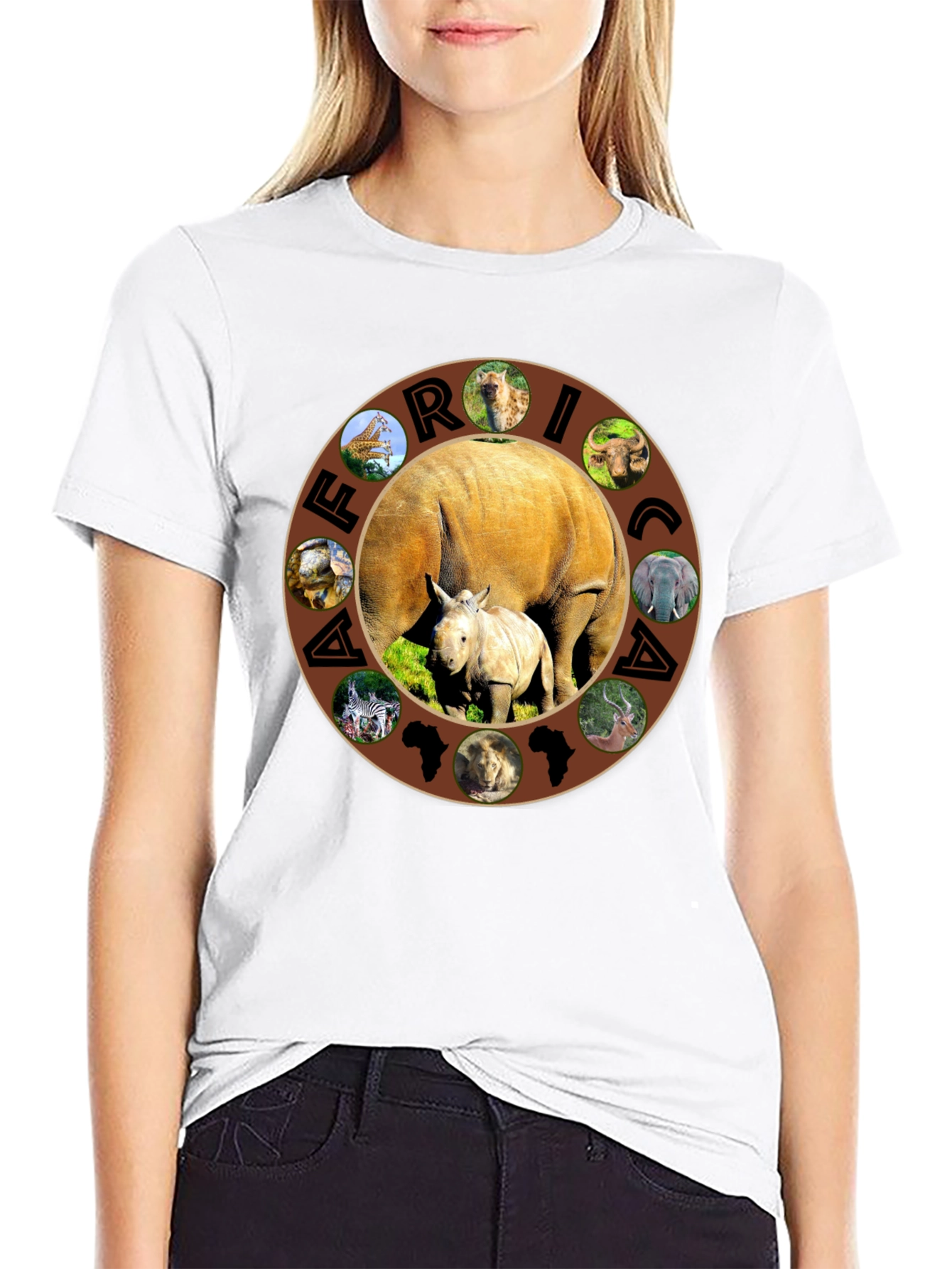 Africa Animals Graphic T-Shirt
