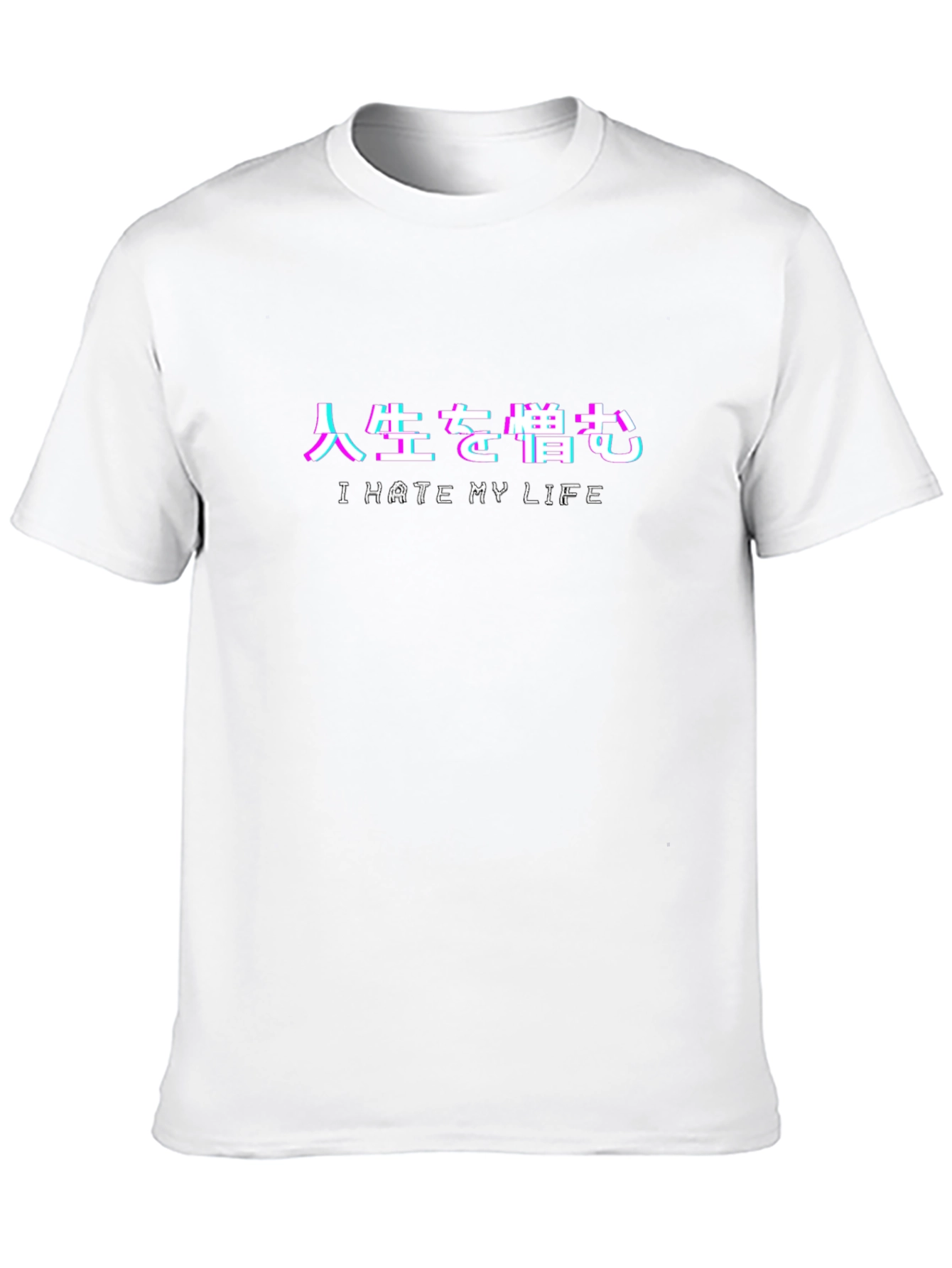 I Hate My Life Black T-Shirt