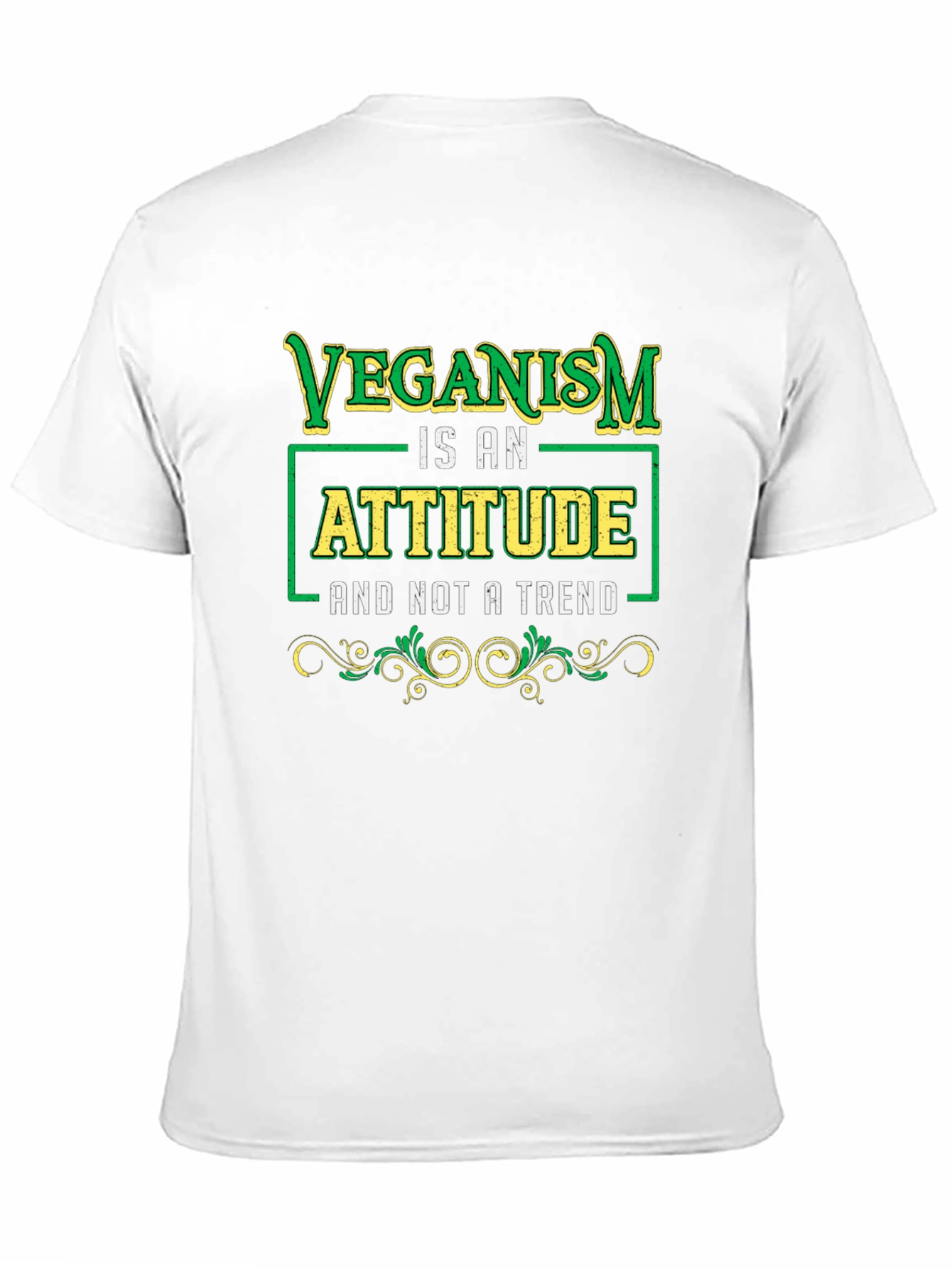 Veganism Attitude Black T-Shirt
