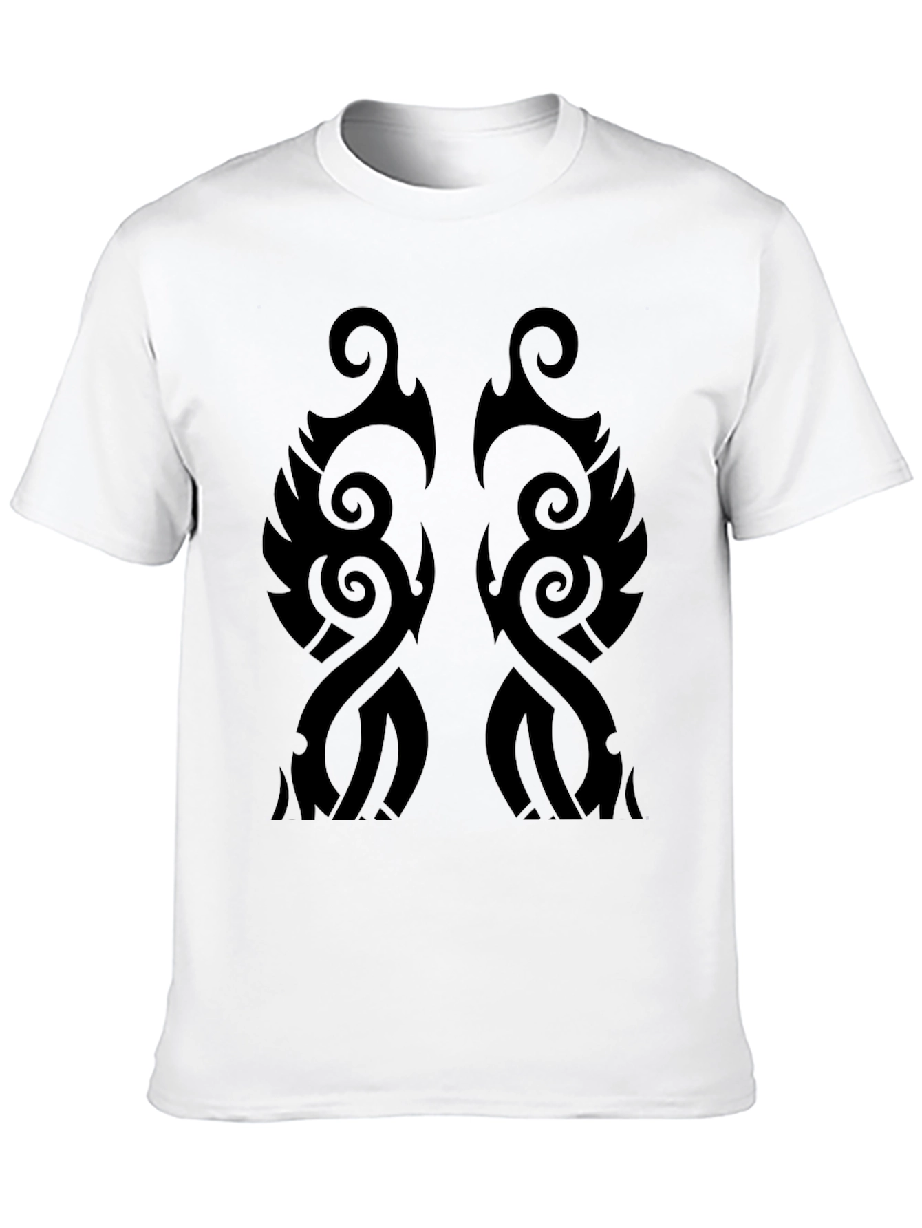Tribal Pattern Black T-Shirt - Stylish Graphic Tee