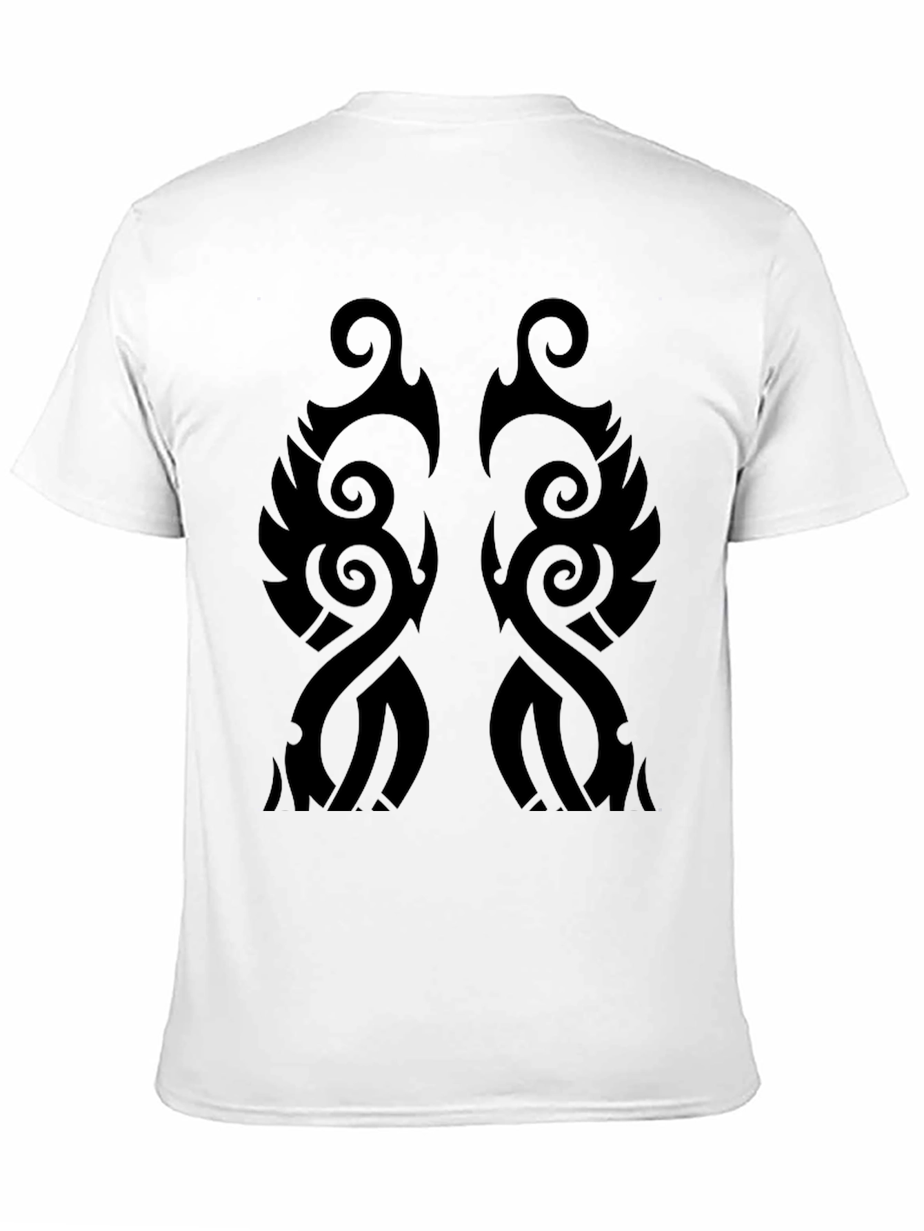 Tribal Pattern Black T-Shirt - Stylish Graphic Tee