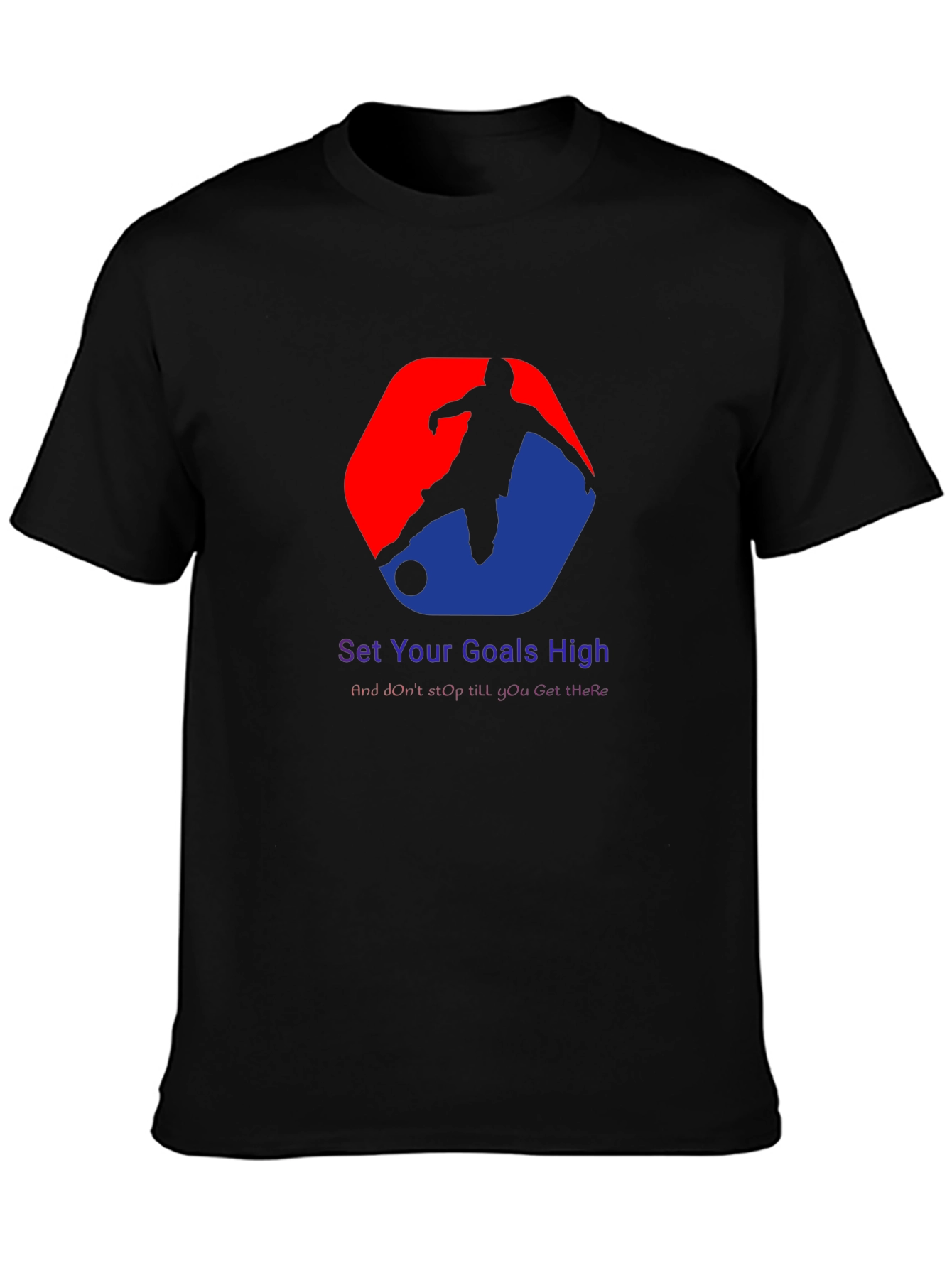 Motivational Soccer Graphic T-Shirt
