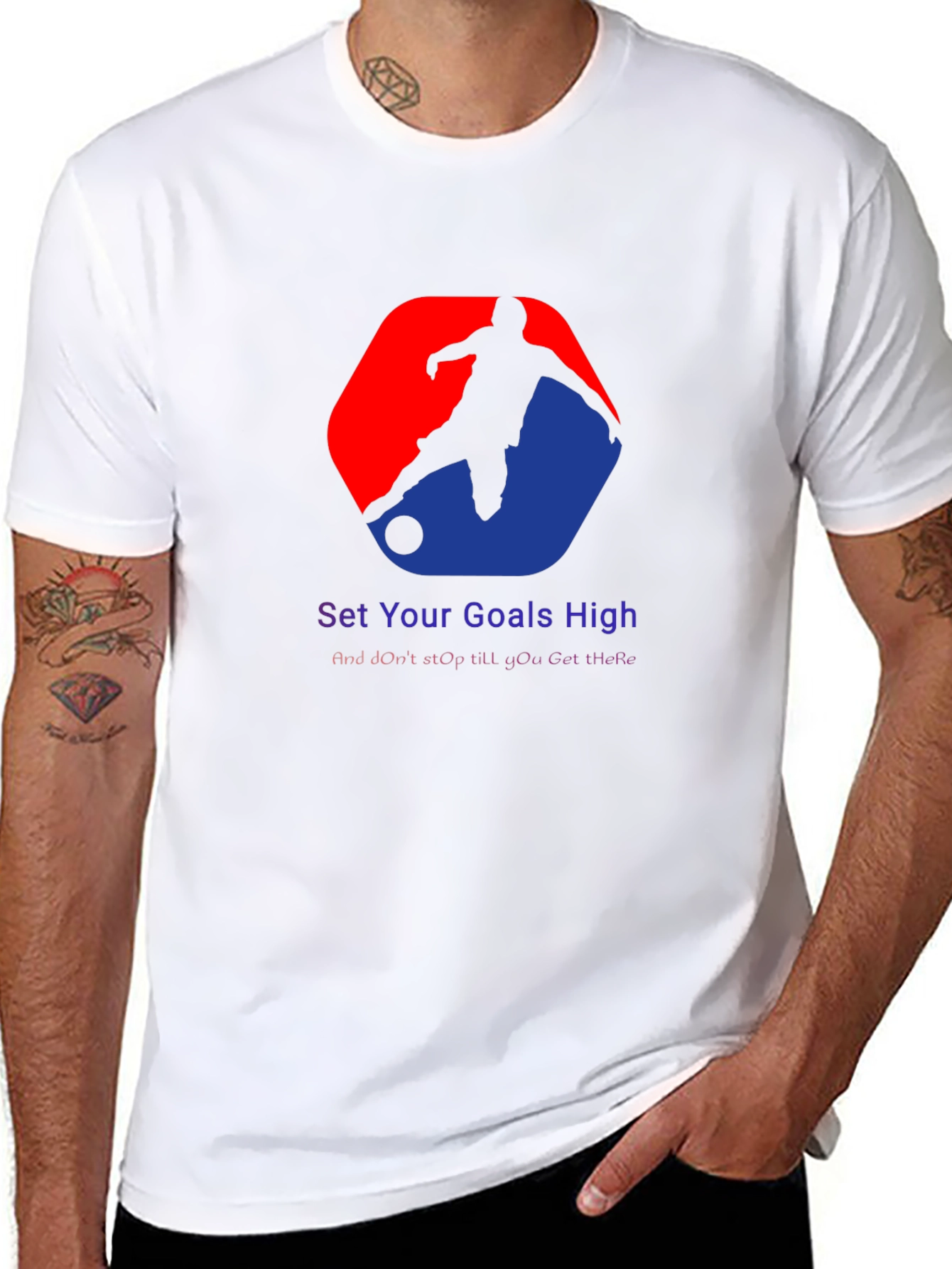 Motivational Soccer Graphic T-Shirt