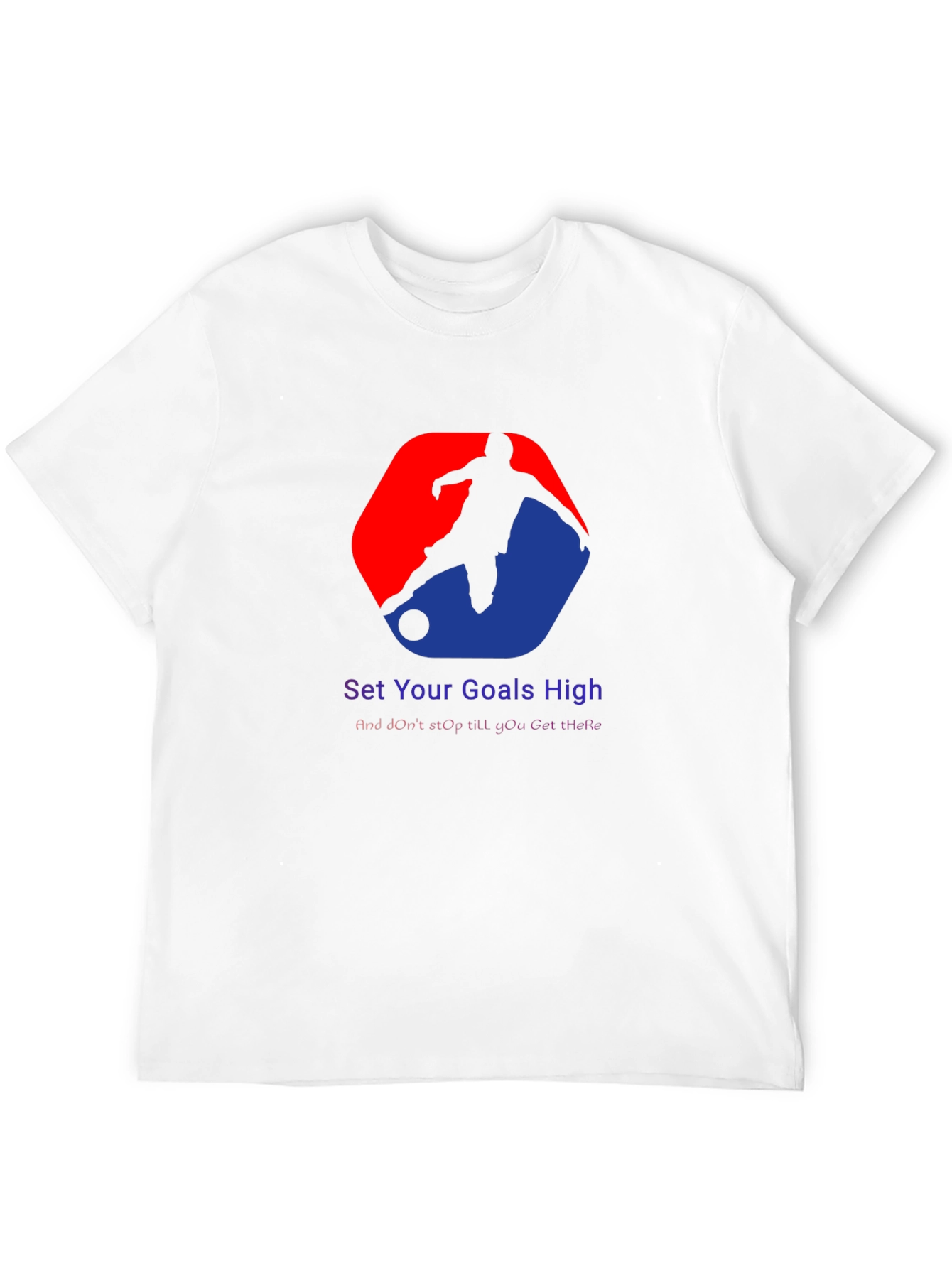 Motivational Soccer Graphic T-Shirt