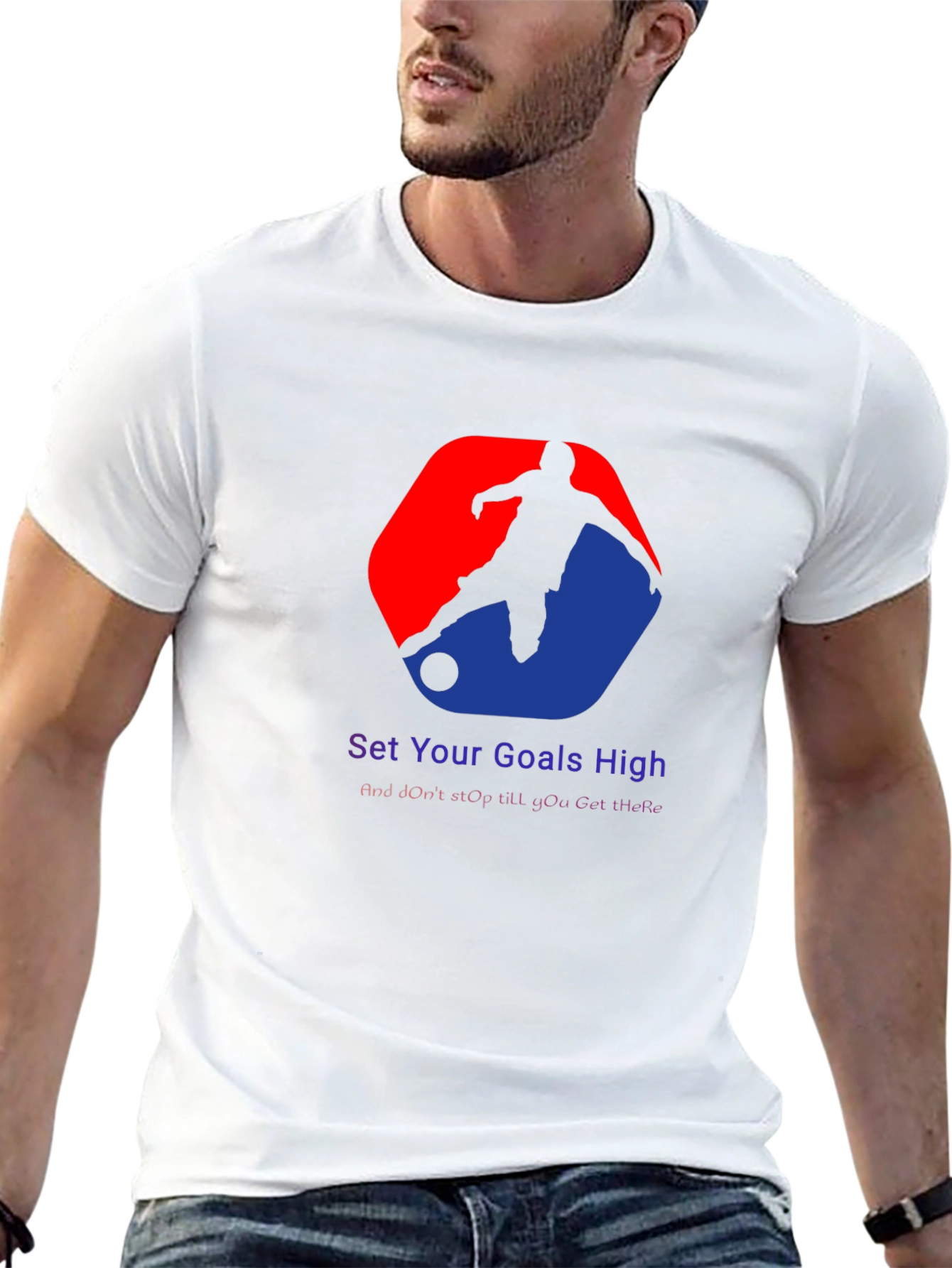 Motivational Soccer Graphic T-Shirt