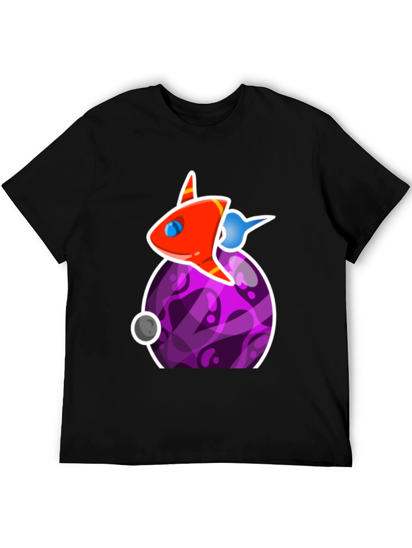 Space Rocket Graphic T-Shirt - Casual Cool