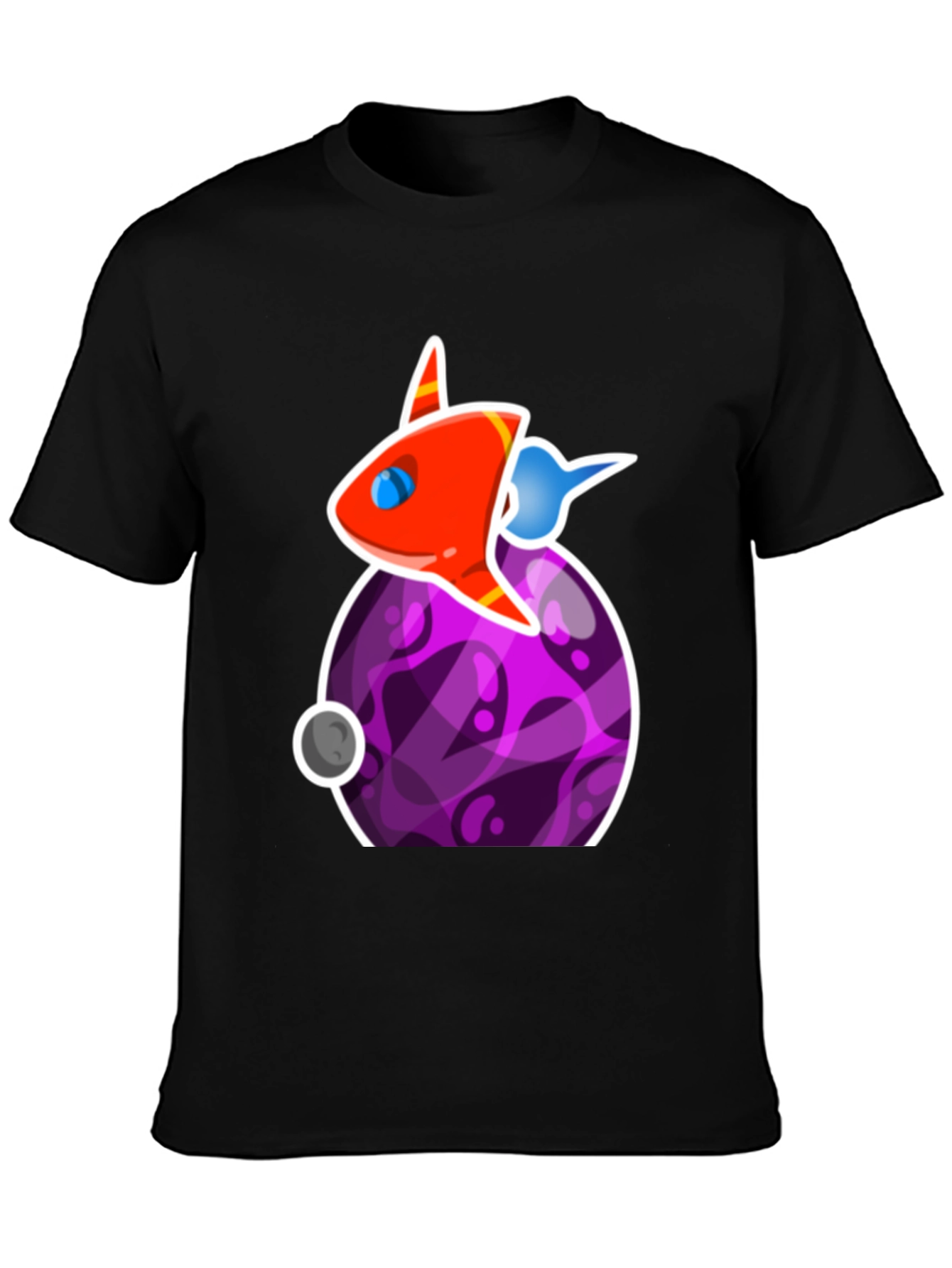 Space Rocket Graphic T-Shirt - Casual Cool