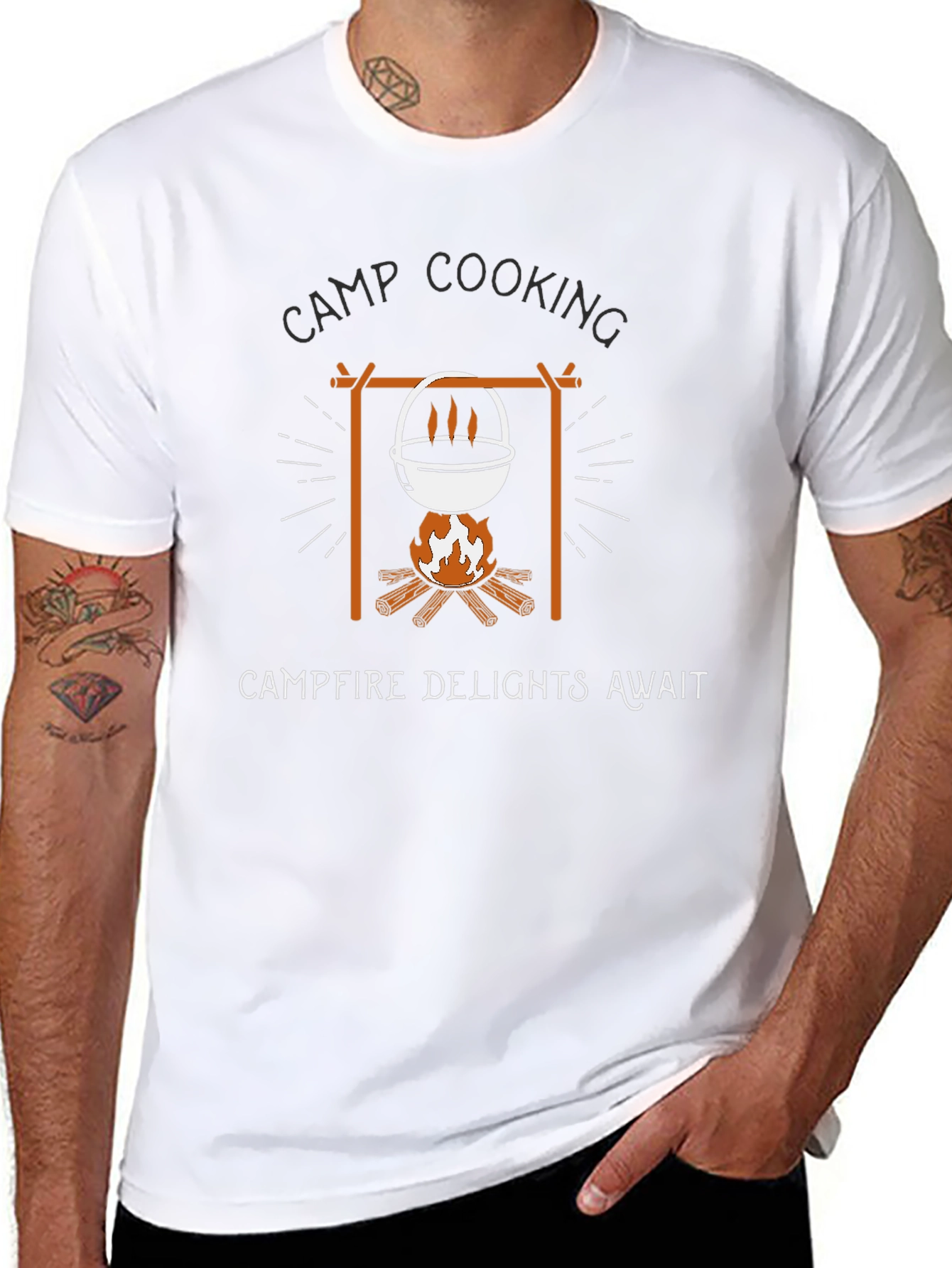 Camp Cooking T-Shirt - Campfire Delights