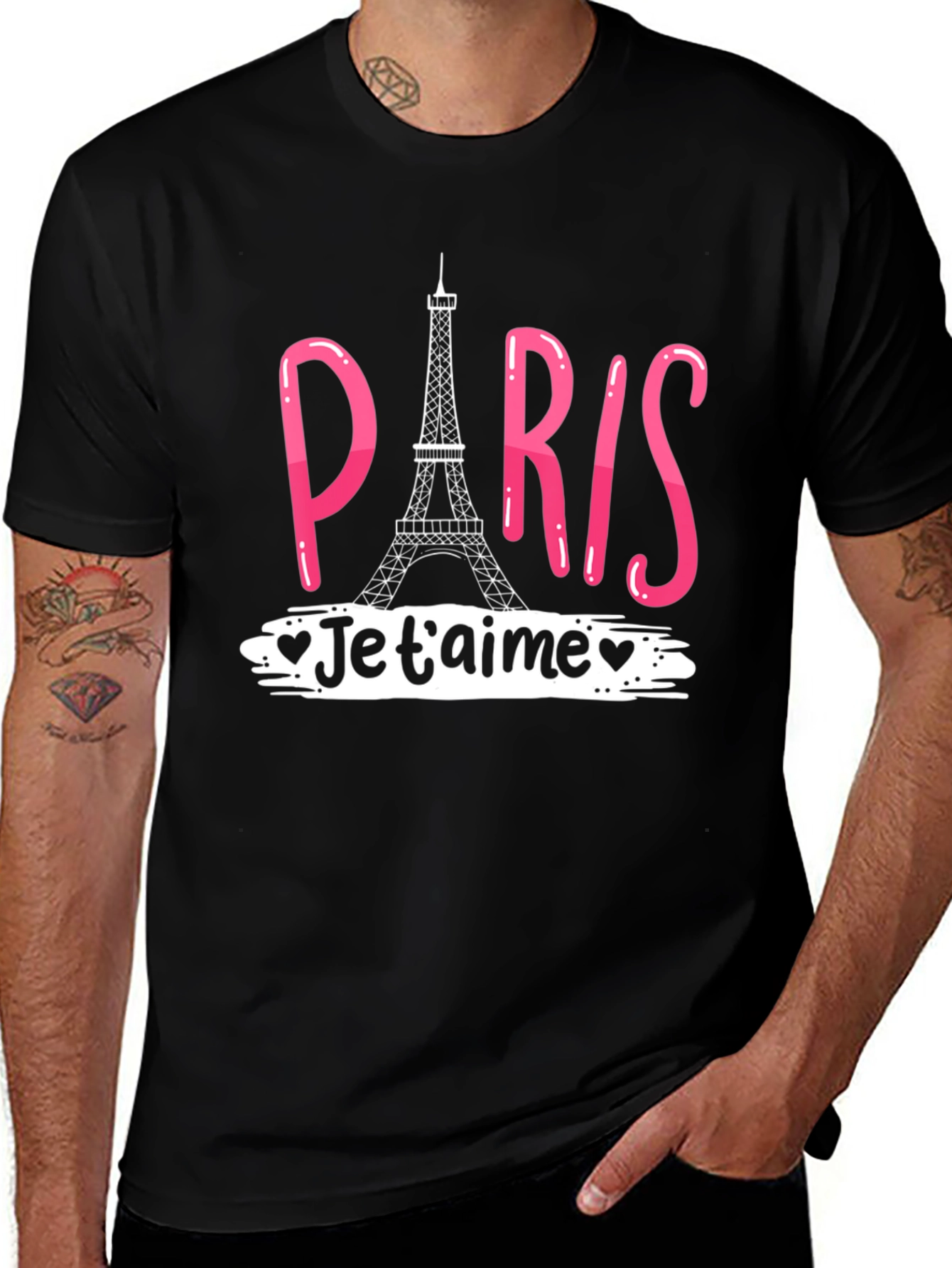 Paris Eiffel Tower Je taime T-Shirt