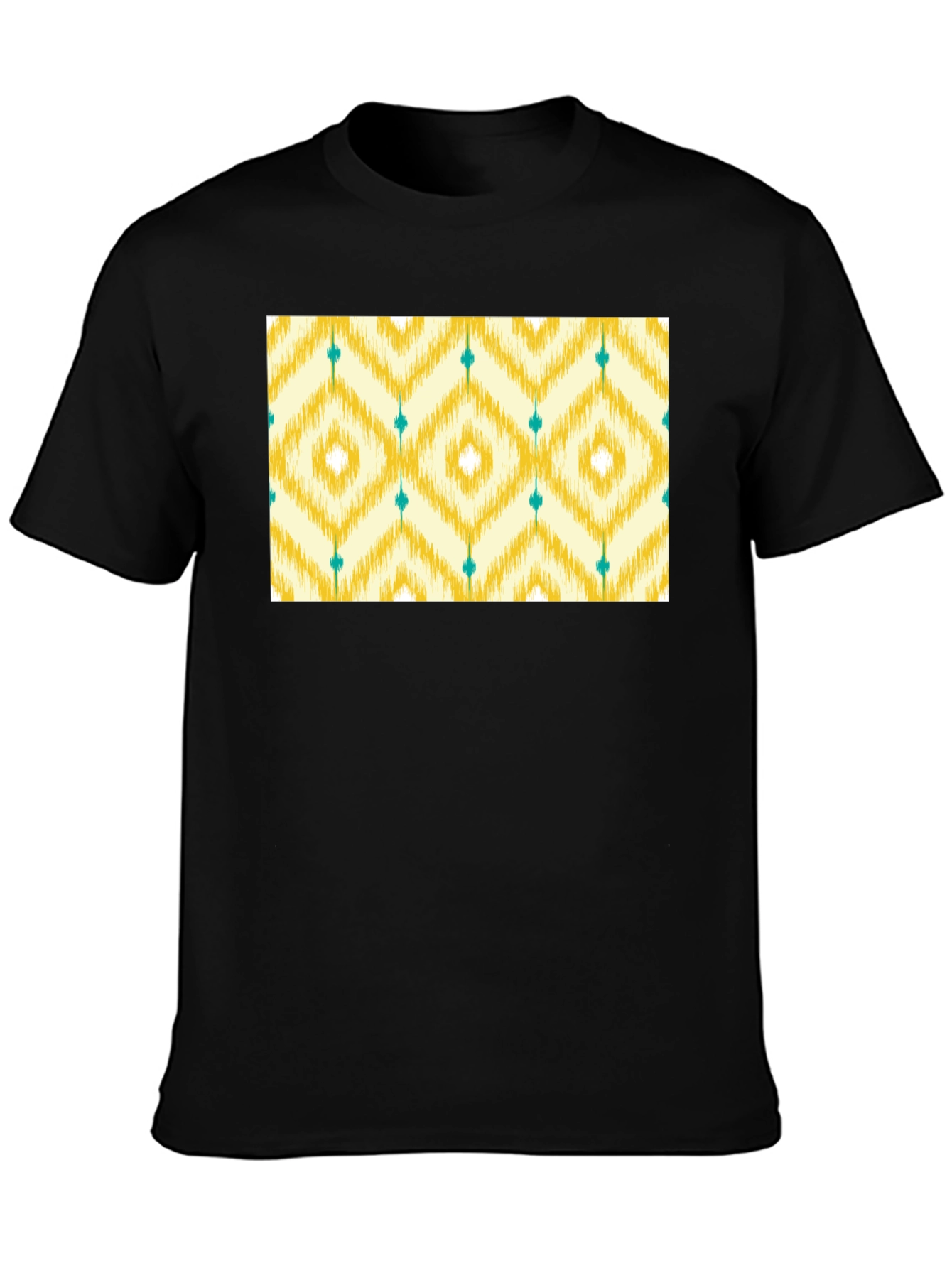 Stylish Patterned Graphic T-Shirt