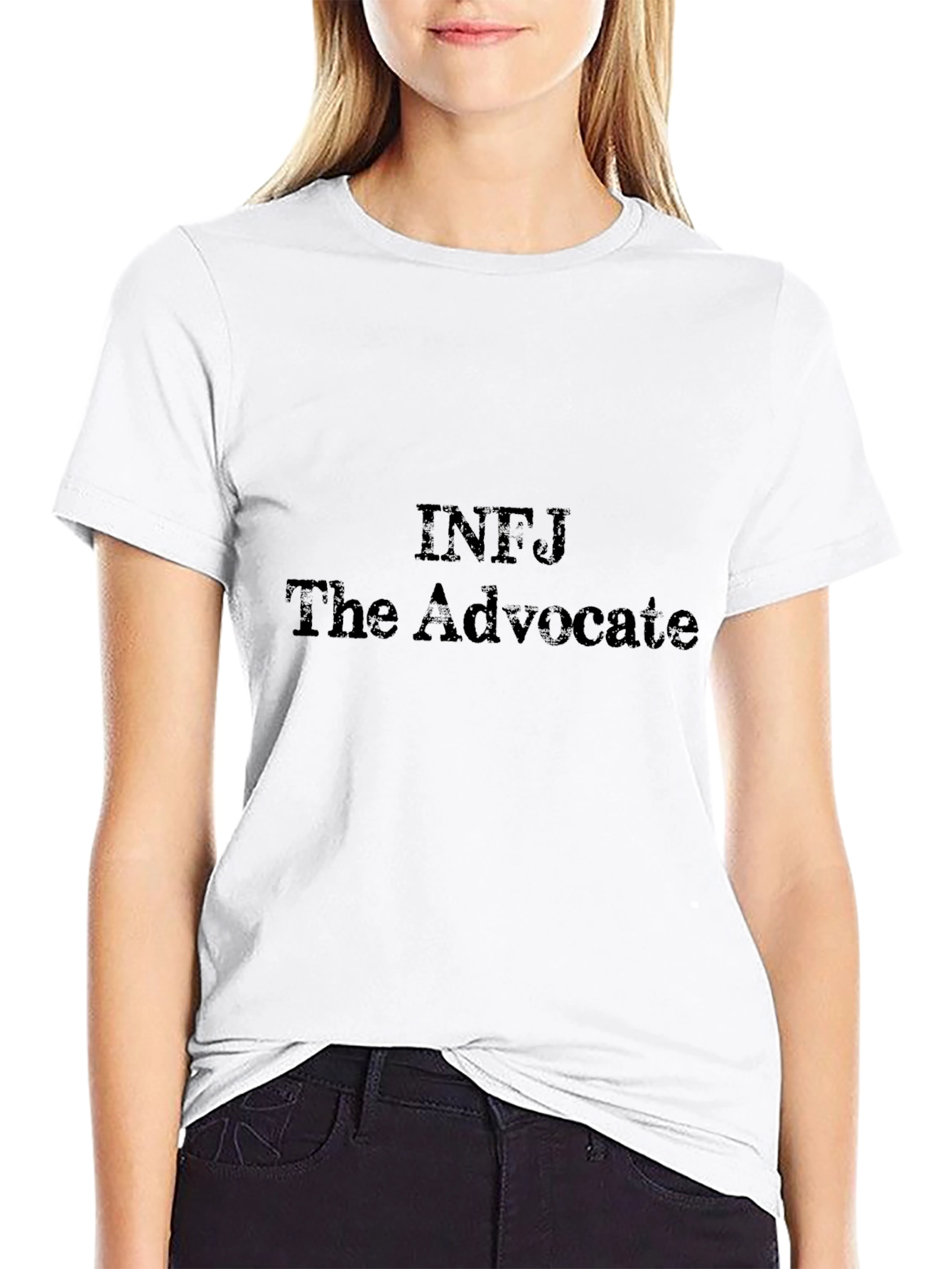 INFJ The Advocate Black T-Shirt