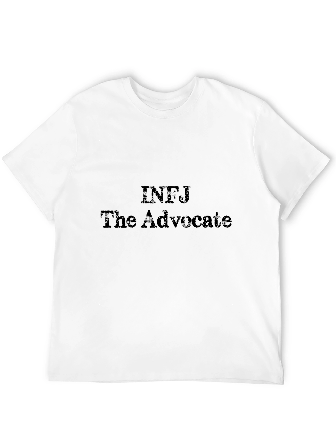 INFJ The Advocate Black T-Shirt