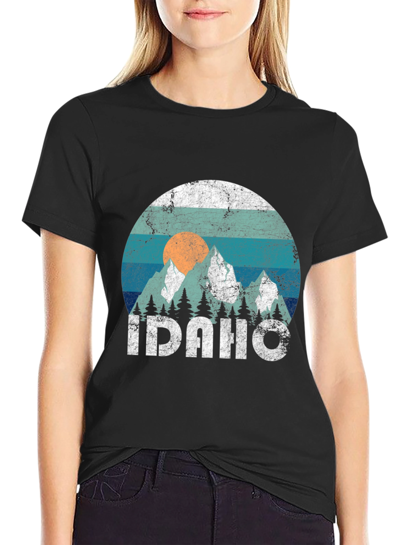 Idaho Mountain Graphic T-Shirt