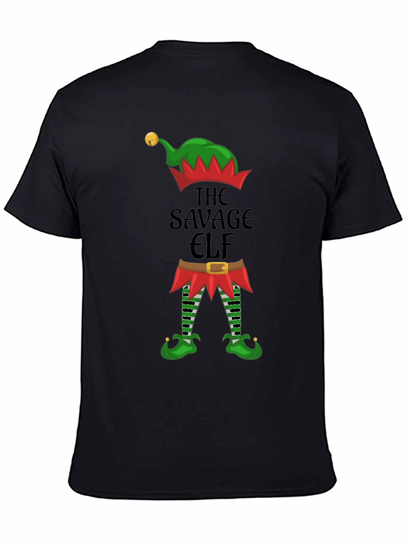 Savage Elf T-Shirt - Christmas Holiday Humor Tee