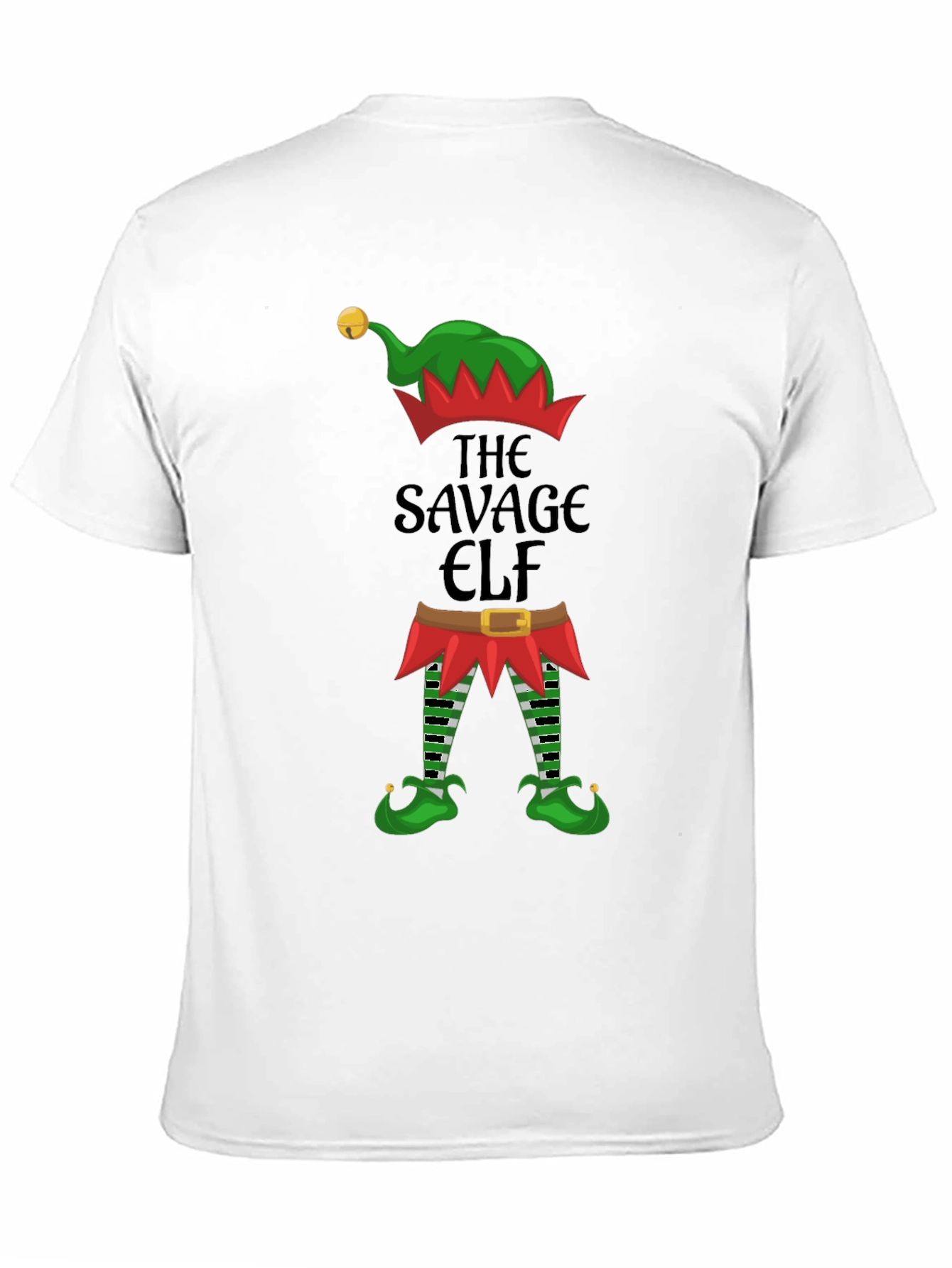 Savage Elf T-Shirt - Christmas Holiday Humor Tee
