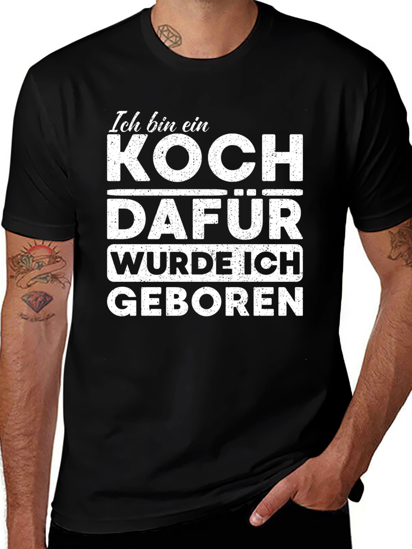 Ich Bin Ein Koch T-Shirt German Chef Tee