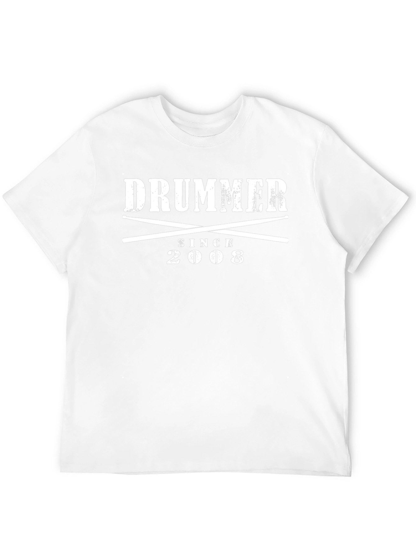 Drummer Since 2008 Black T-Shirt