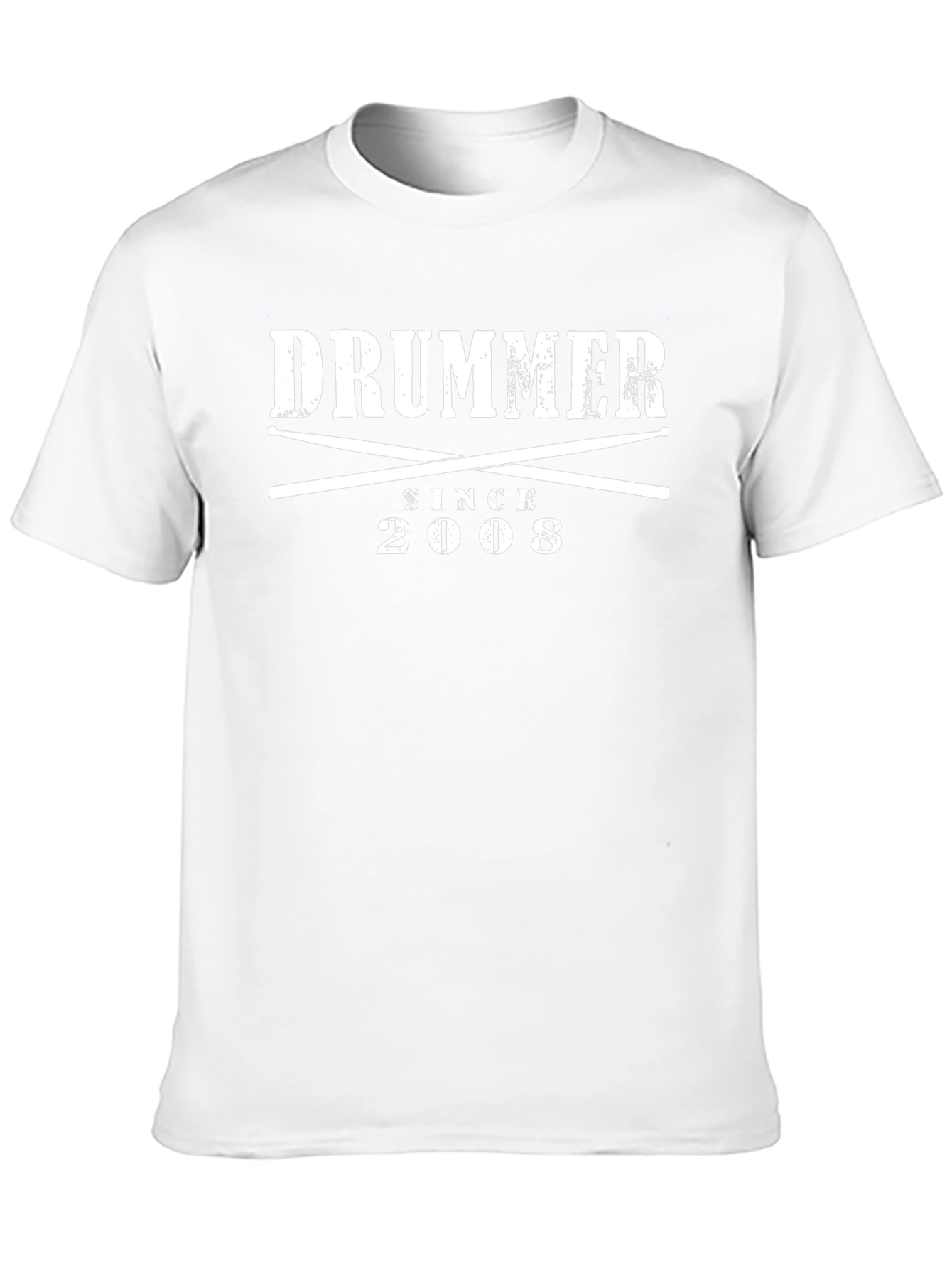 Drummer Since 2008 Black T-Shirt