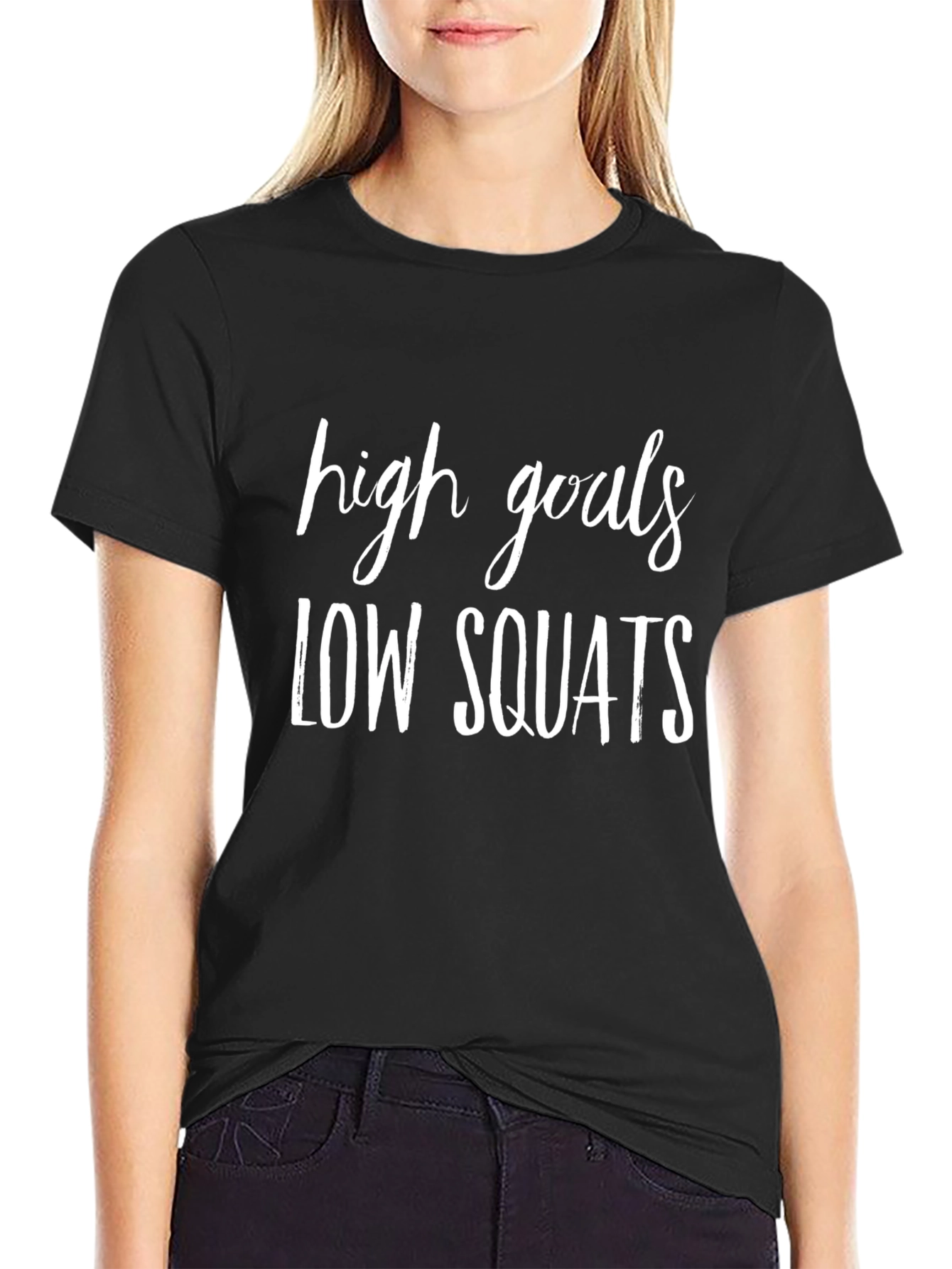 High Goals Low Squats Graphic Tee