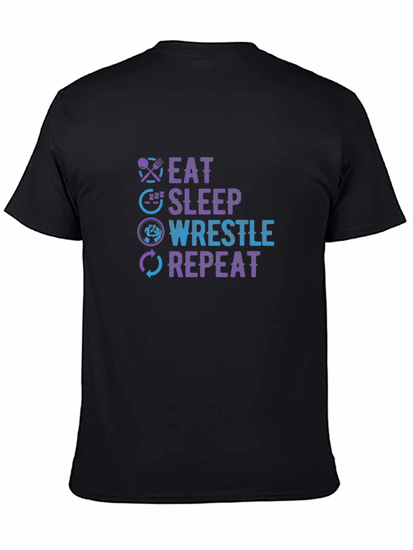 Eat Sleep Wrestle Repeat T-Shirt