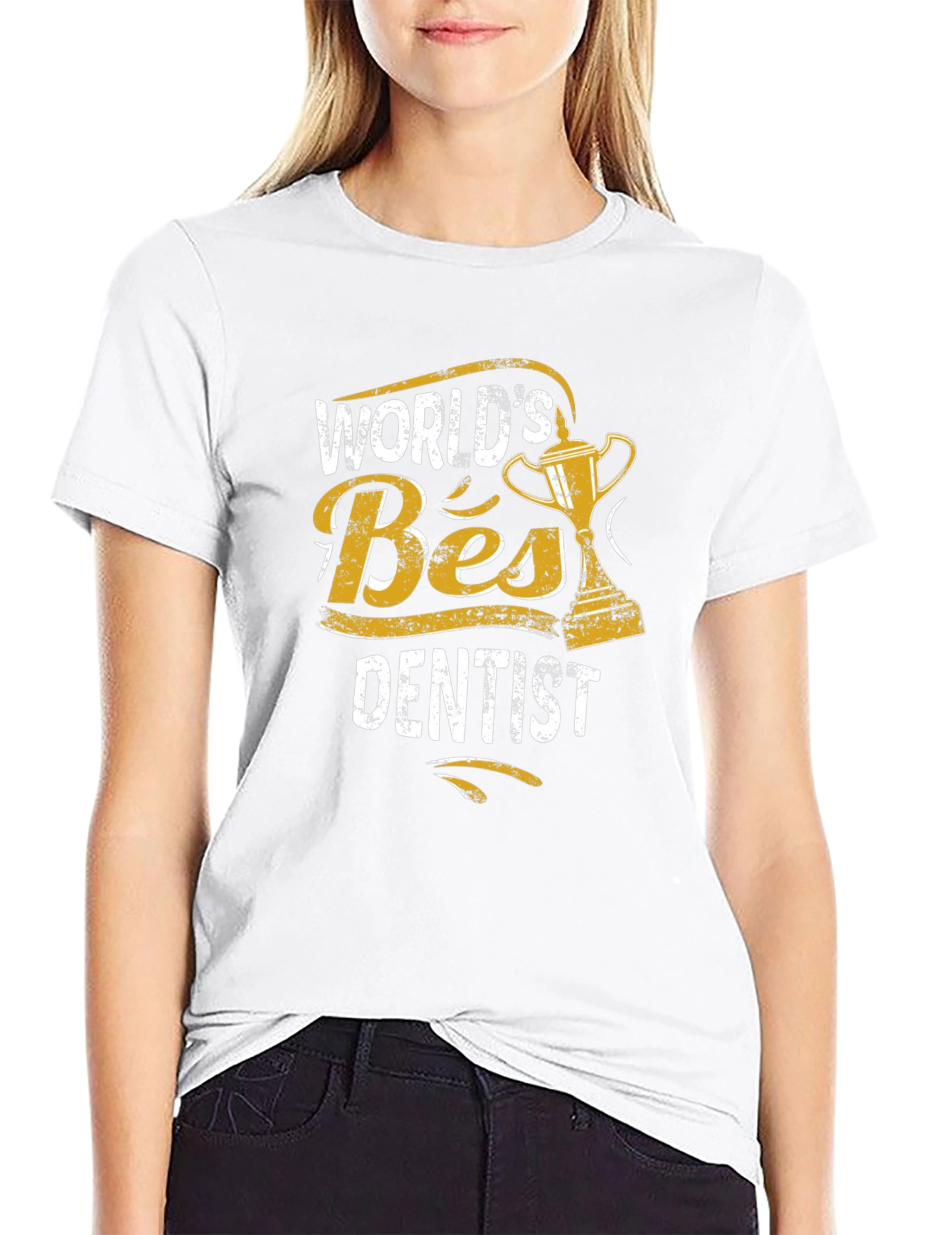 Worlds Best Dentist T-Shirt - Novelty Dental Gift