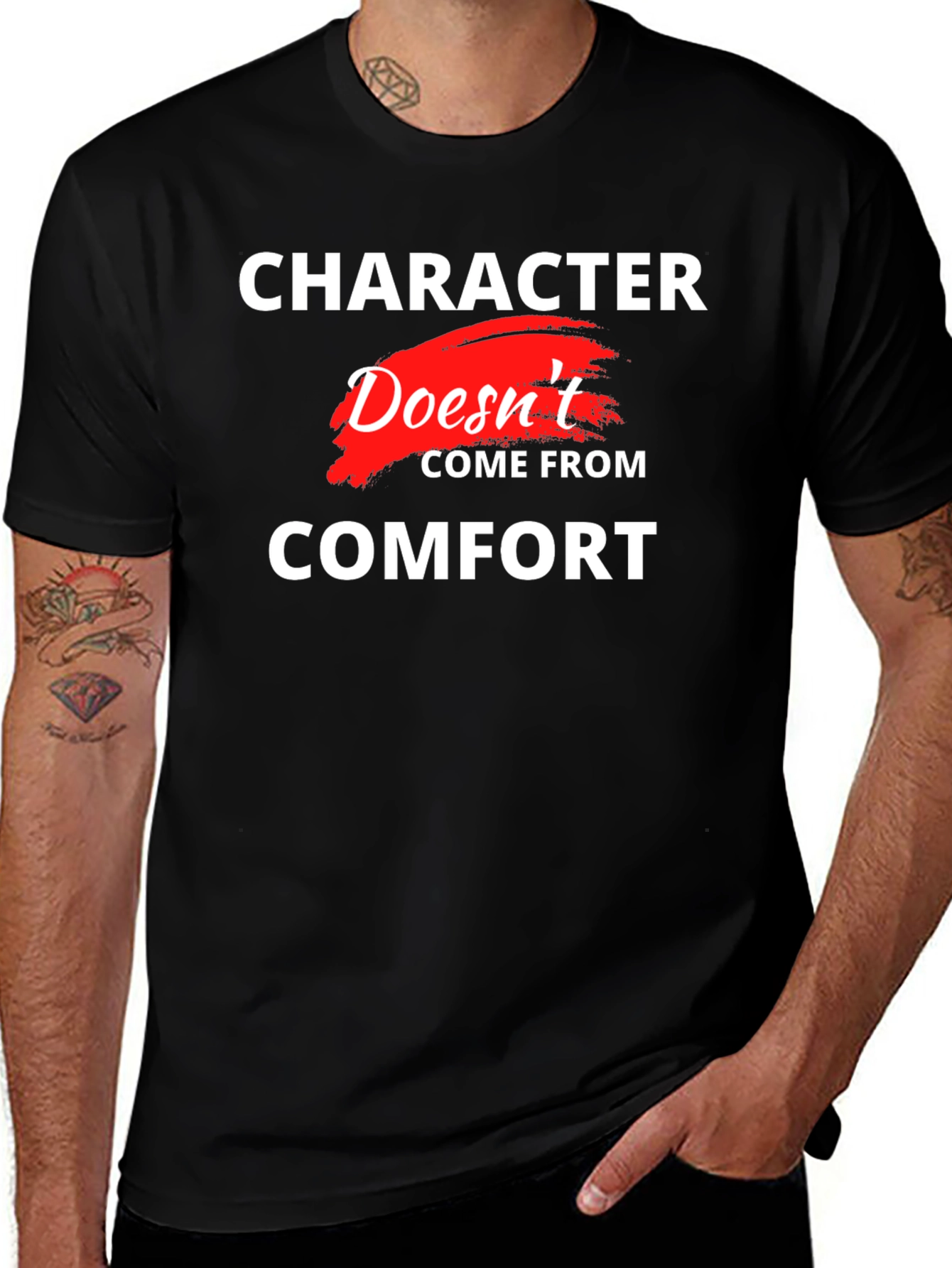 Character Doesnt Come From Comfort T-Shirt