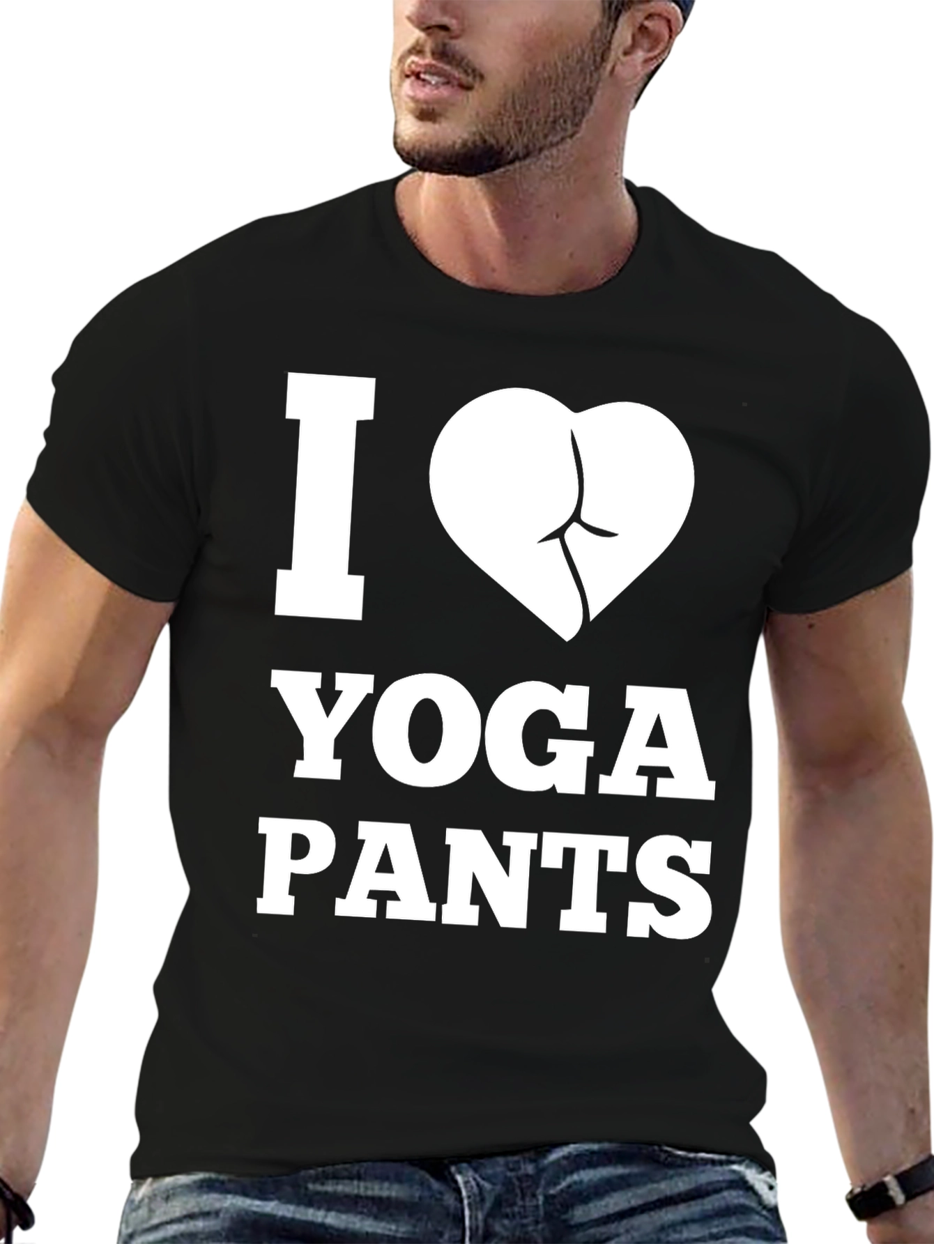 I Love Yoga Pants T-Shirt - Funny Graphic Tee