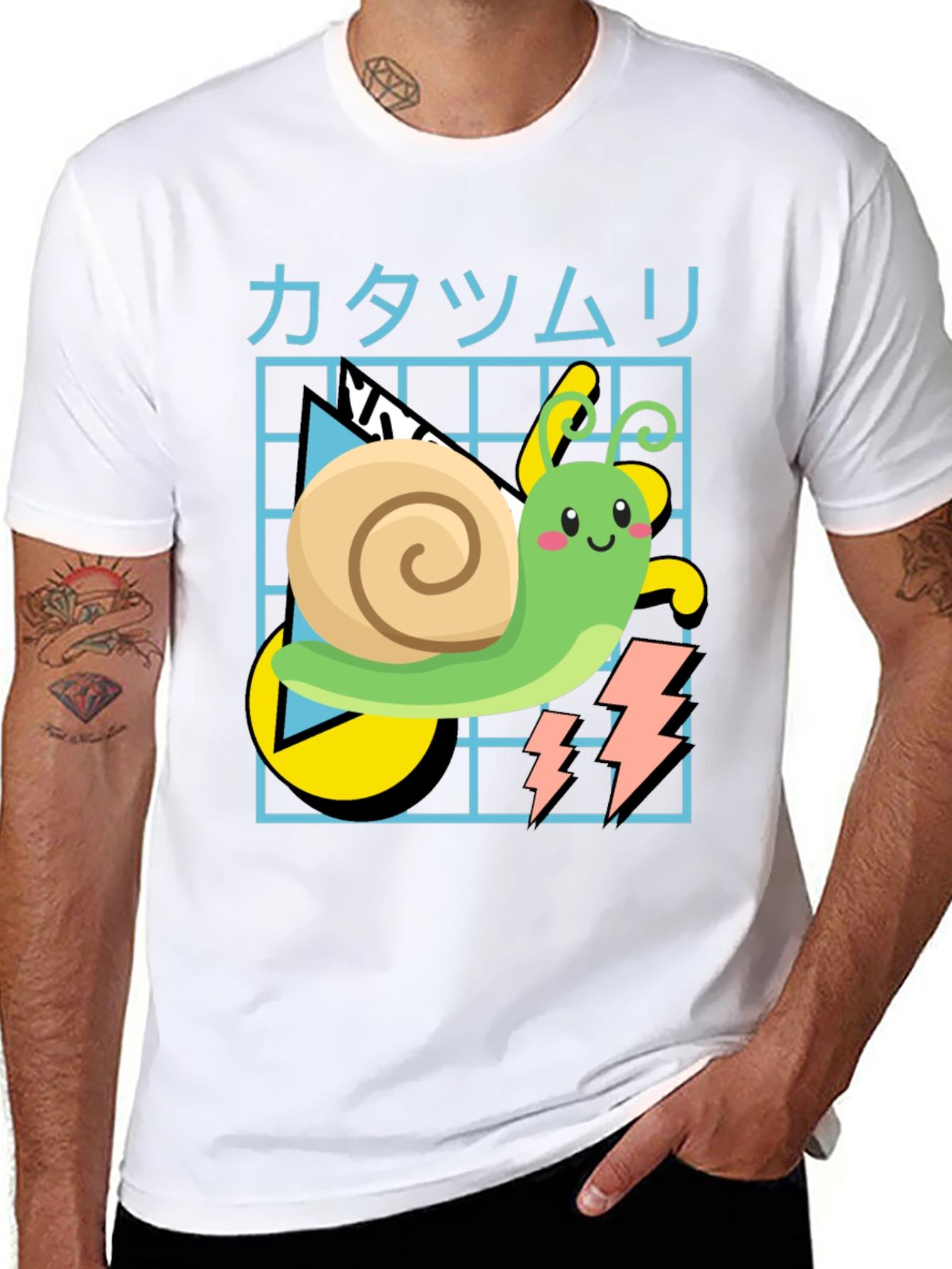 Kawaii Snail T-Shirt - Vaporwave Style