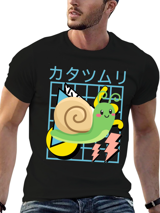 Kawaii Snail T-Shirt - Vaporwave Style