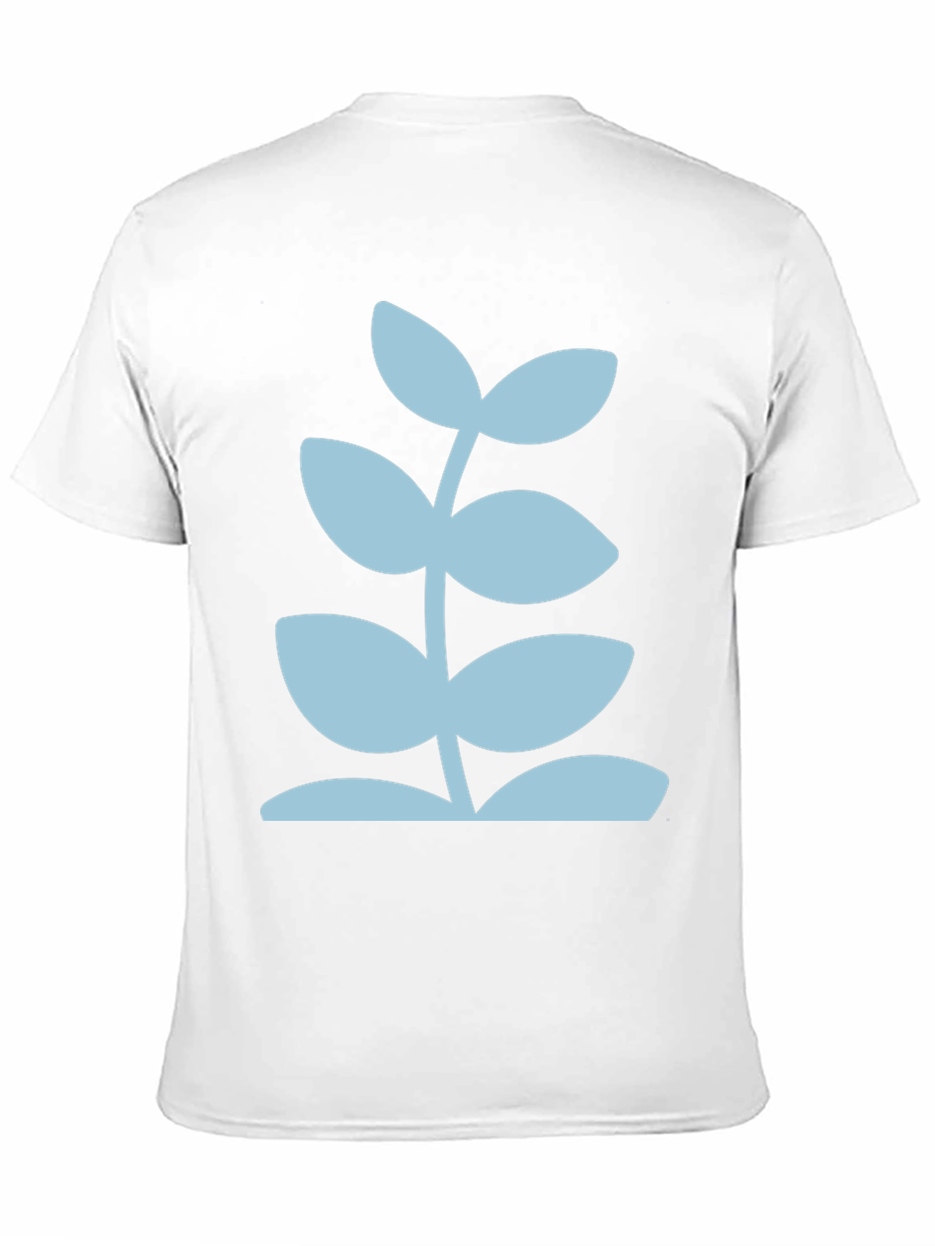 Modern Plant Graphic Tee - Black