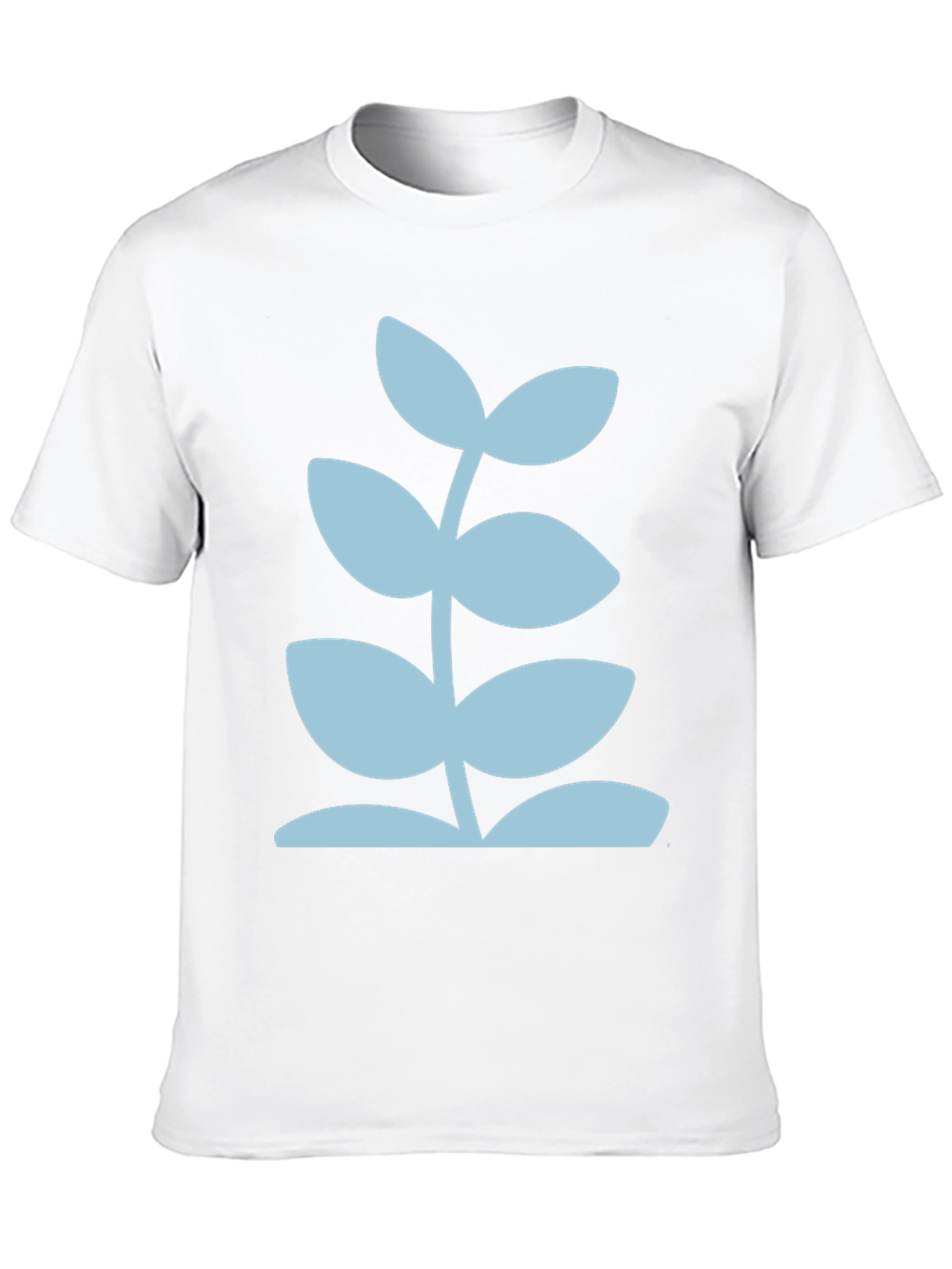 Modern Plant Graphic Tee - Black