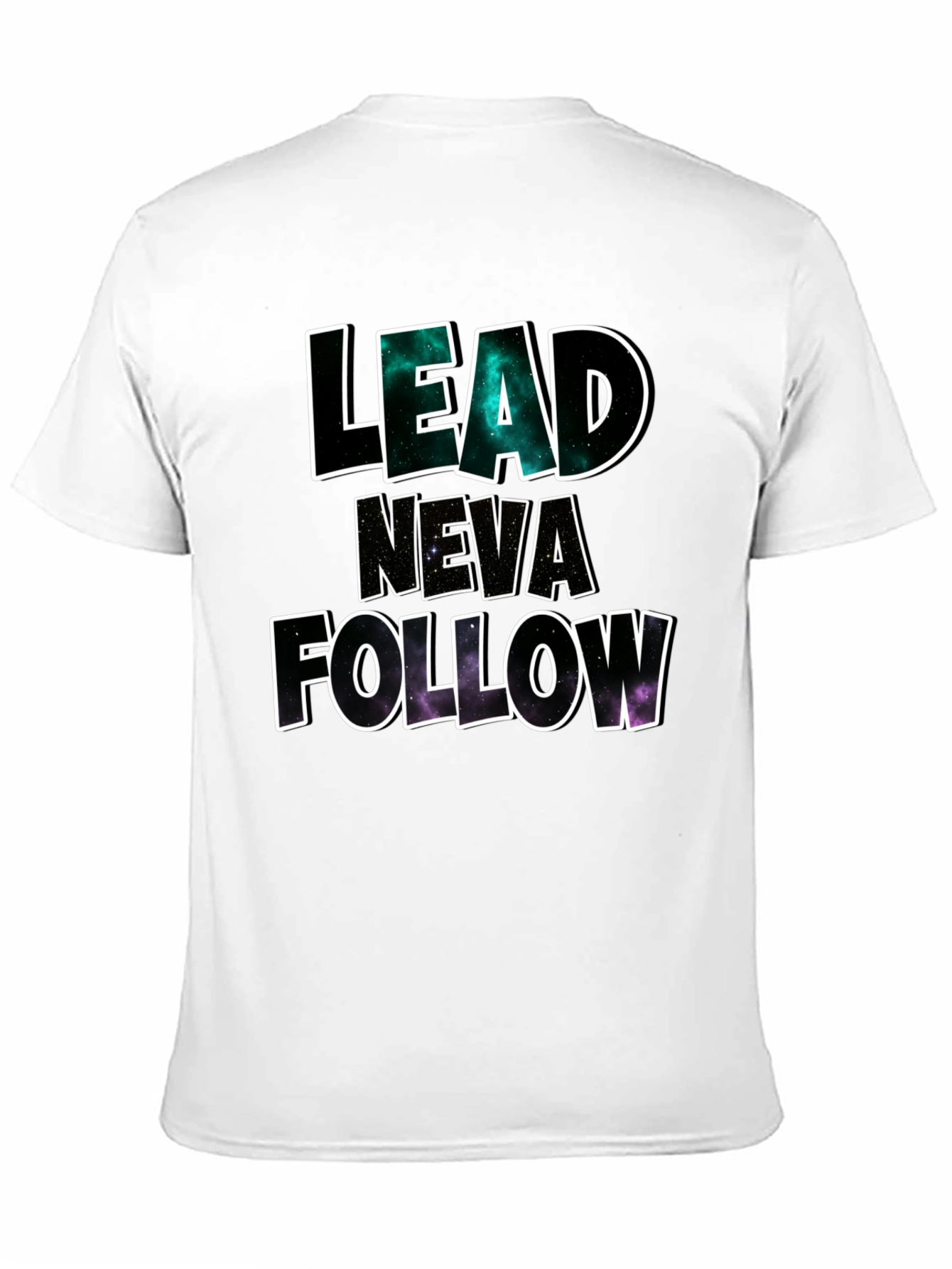 Lead Neva Follow Graphic Tee - Mens Black T-Shirt