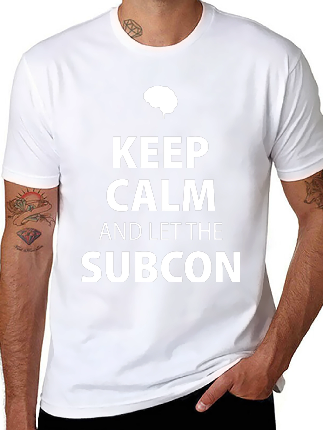 Keep Calm and Let the Subcon Black T-Shirt