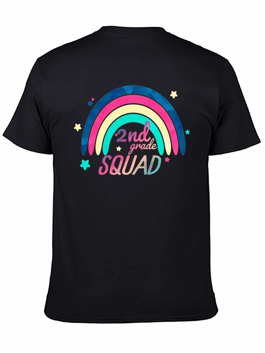 2nd Grade Squad Black T-Shirt