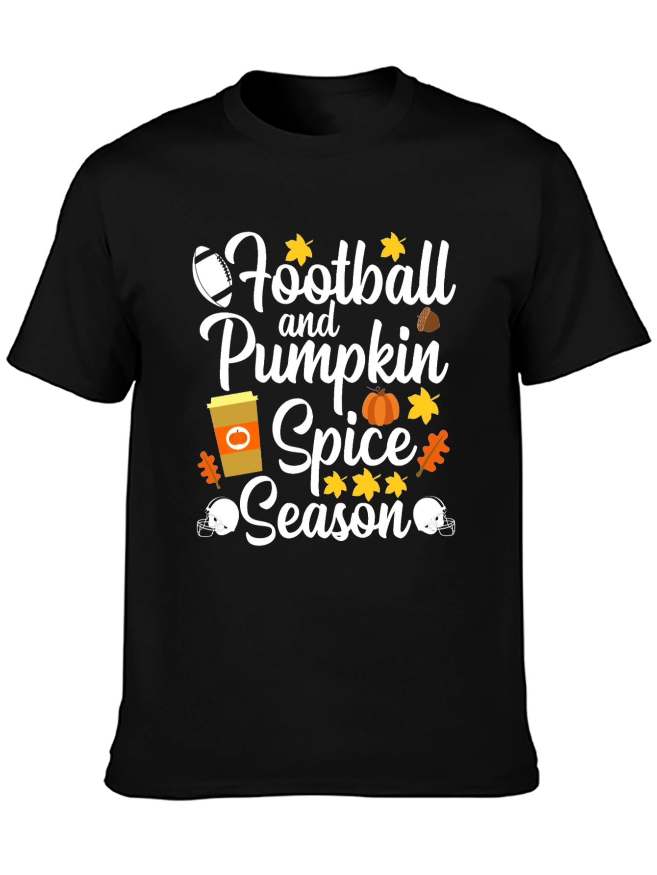 Football and Pumpkin Spice Season T-Shirt