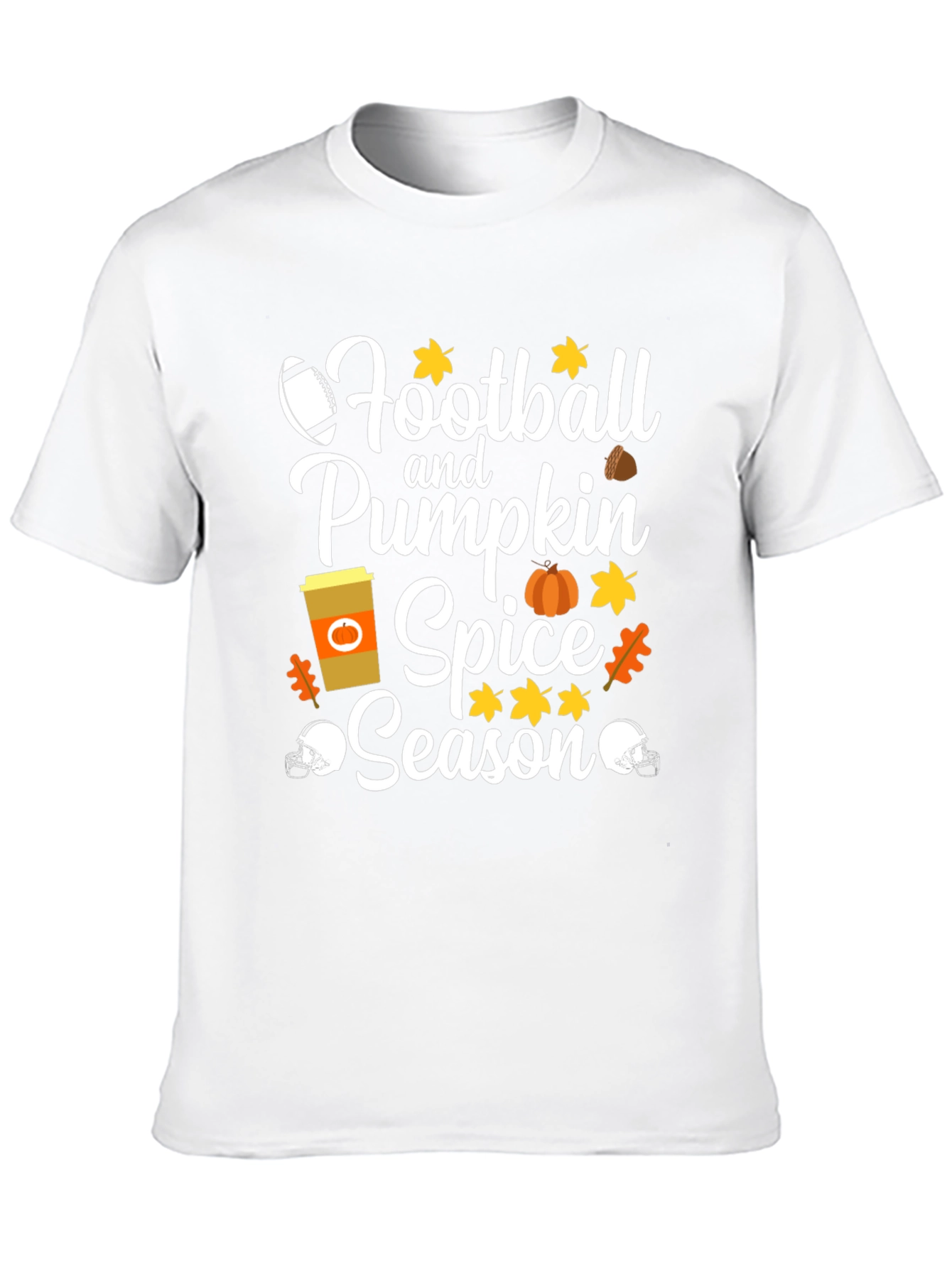Football and Pumpkin Spice Season T-Shirt